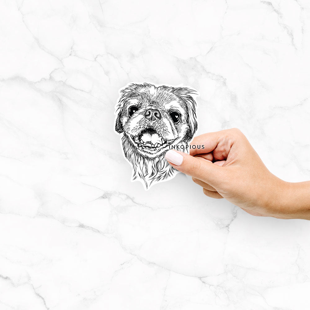 Wally the Pekingese - Decal Sticker