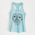 Wally the Pekingese - Women's Racerback Tanktop