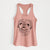 Wally the Pekingese - Women's Racerback Tanktop