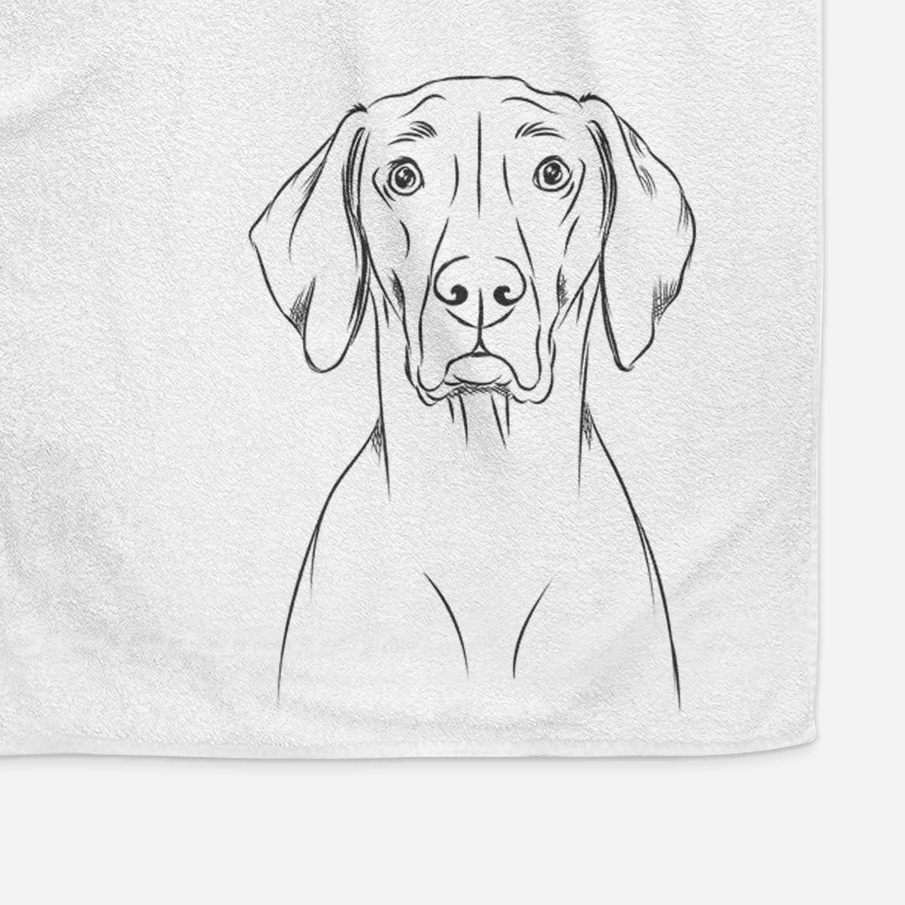 Walter the Weimaraner Decorative Hand Towel