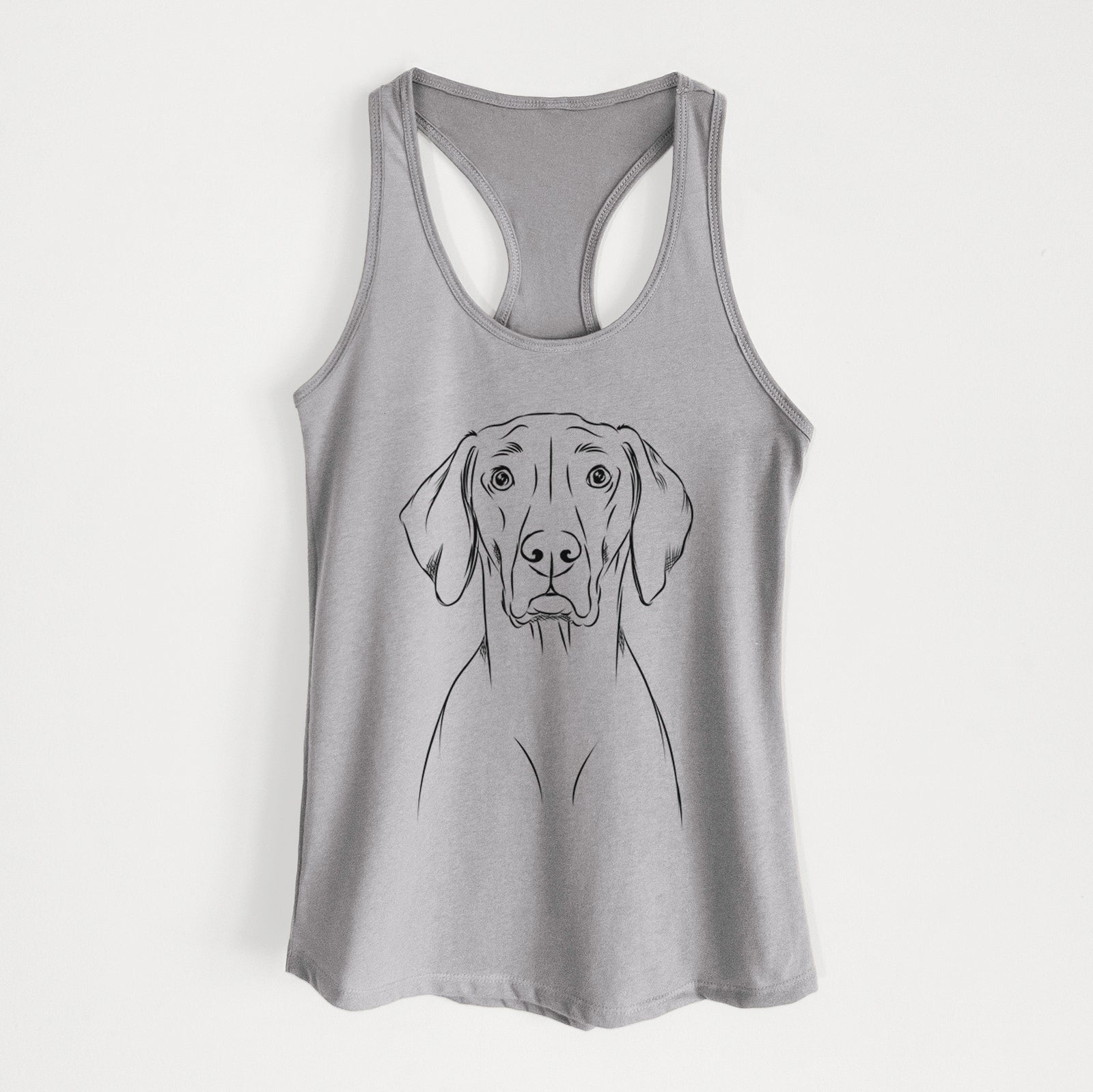 Walter the Weimaraner - Women's Racerback Tanktop