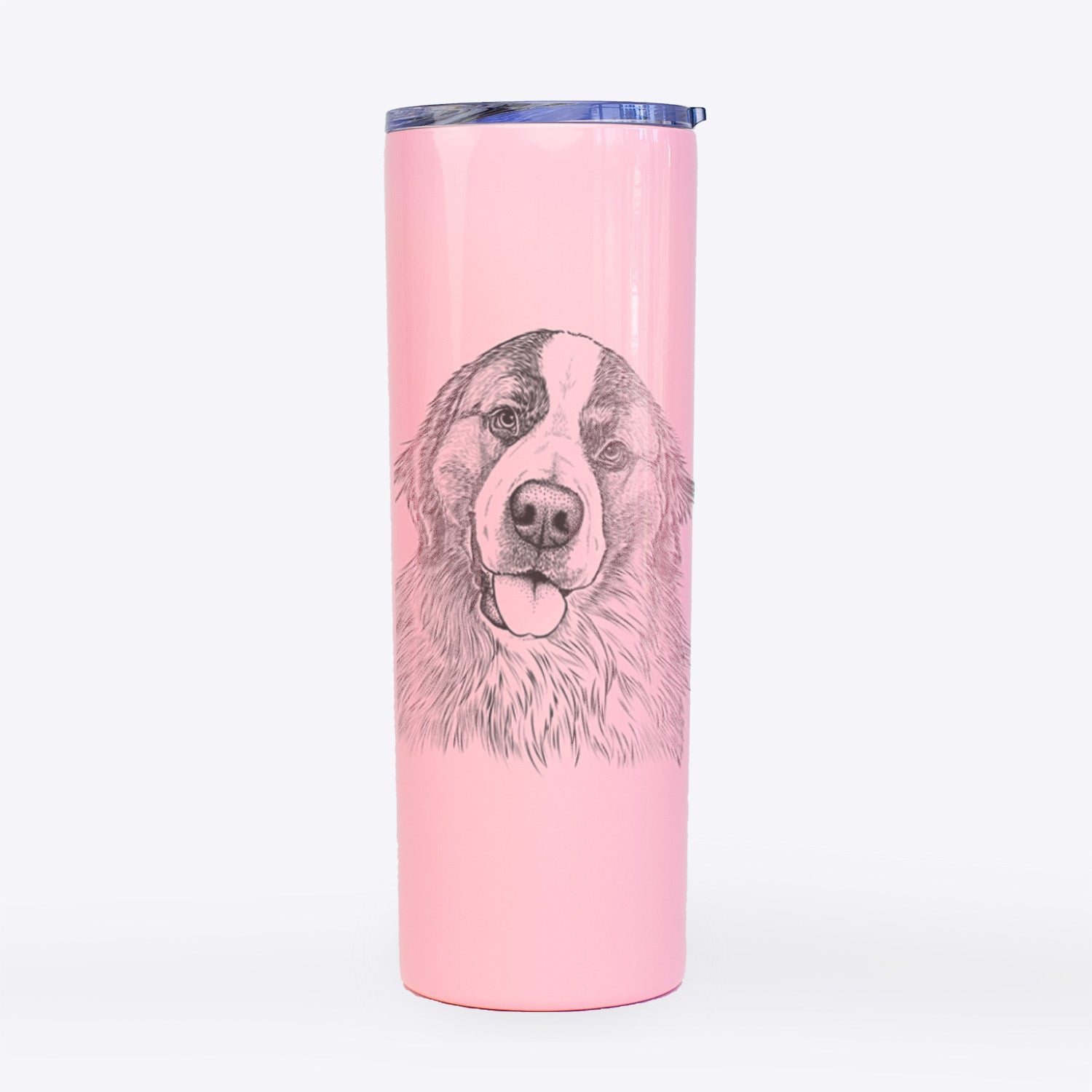 Walter the Bernese Mountain Dog Mix - 20oz Skinny Tumbler