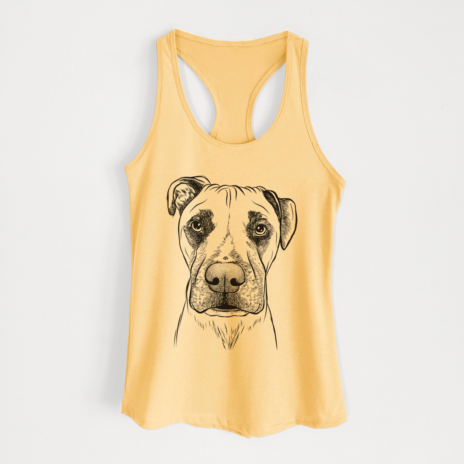 Waylon the Boxane - Women's Racerback Tanktop