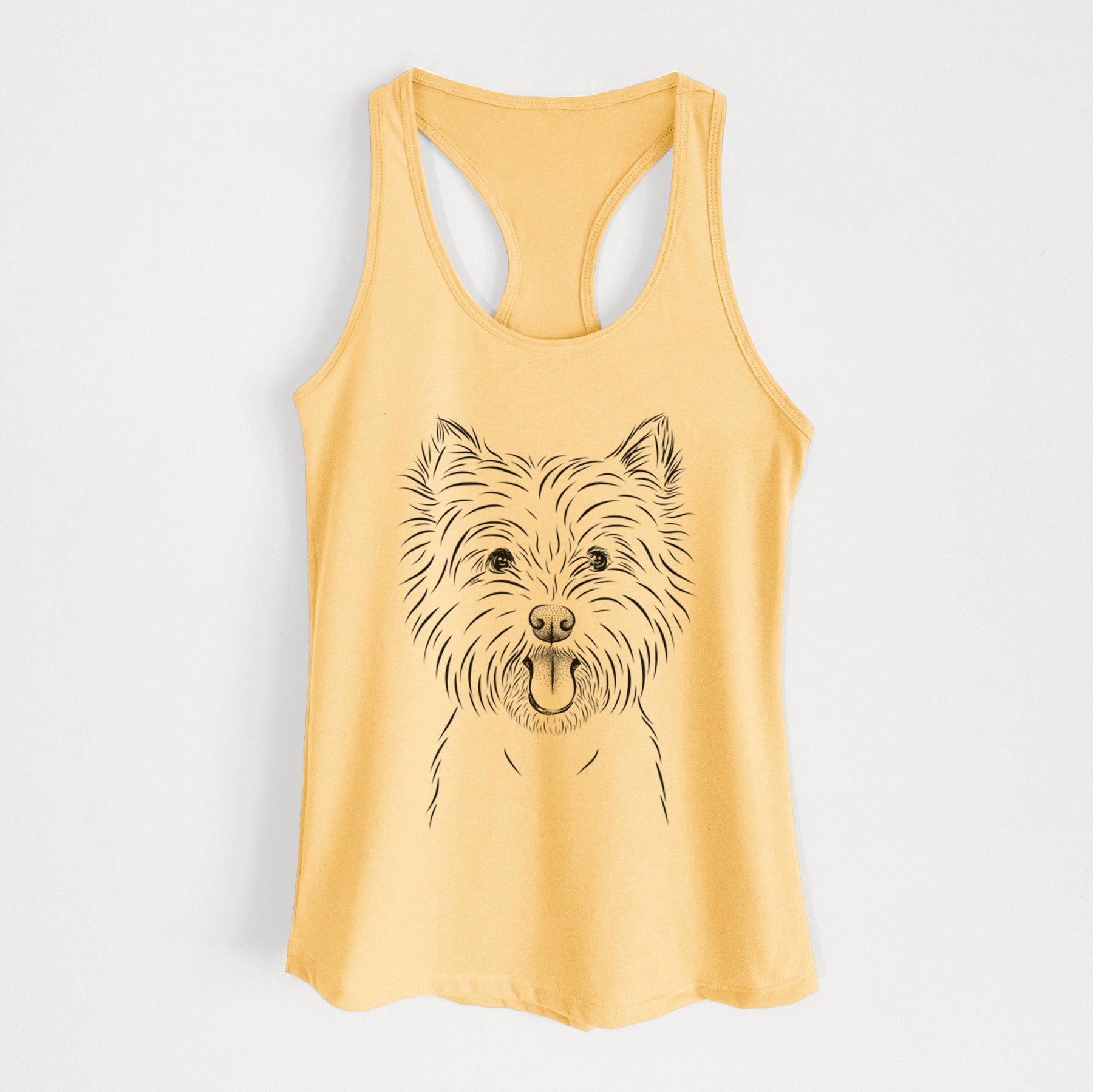 Welma the West Highland Terrier - Women's Racerback Tanktop