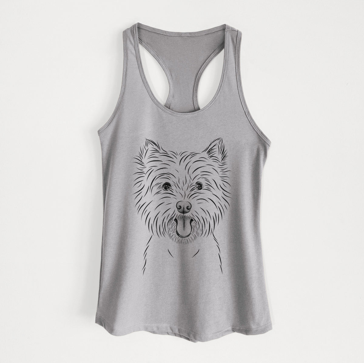 Welma the West Highland Terrier - Women&#39;s Racerback Tanktop