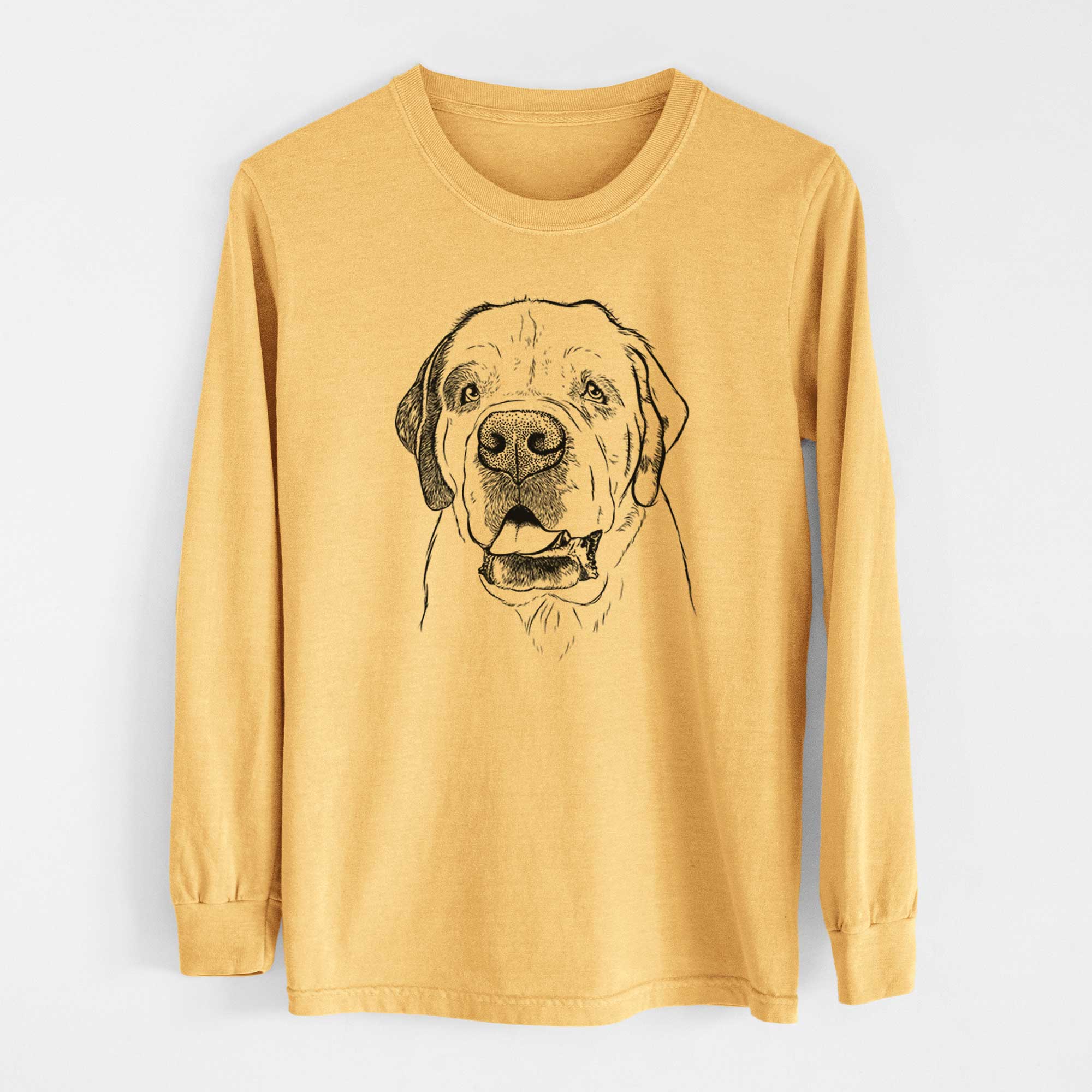 Bare Wendy the Saint Bernard - Heavyweight 100% Cotton Long Sleeve