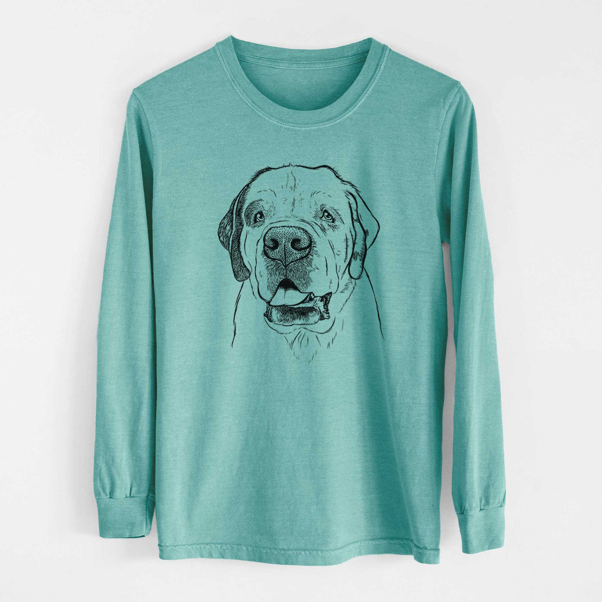 Bare Wendy the Saint Bernard - Heavyweight 100% Cotton Long Sleeve