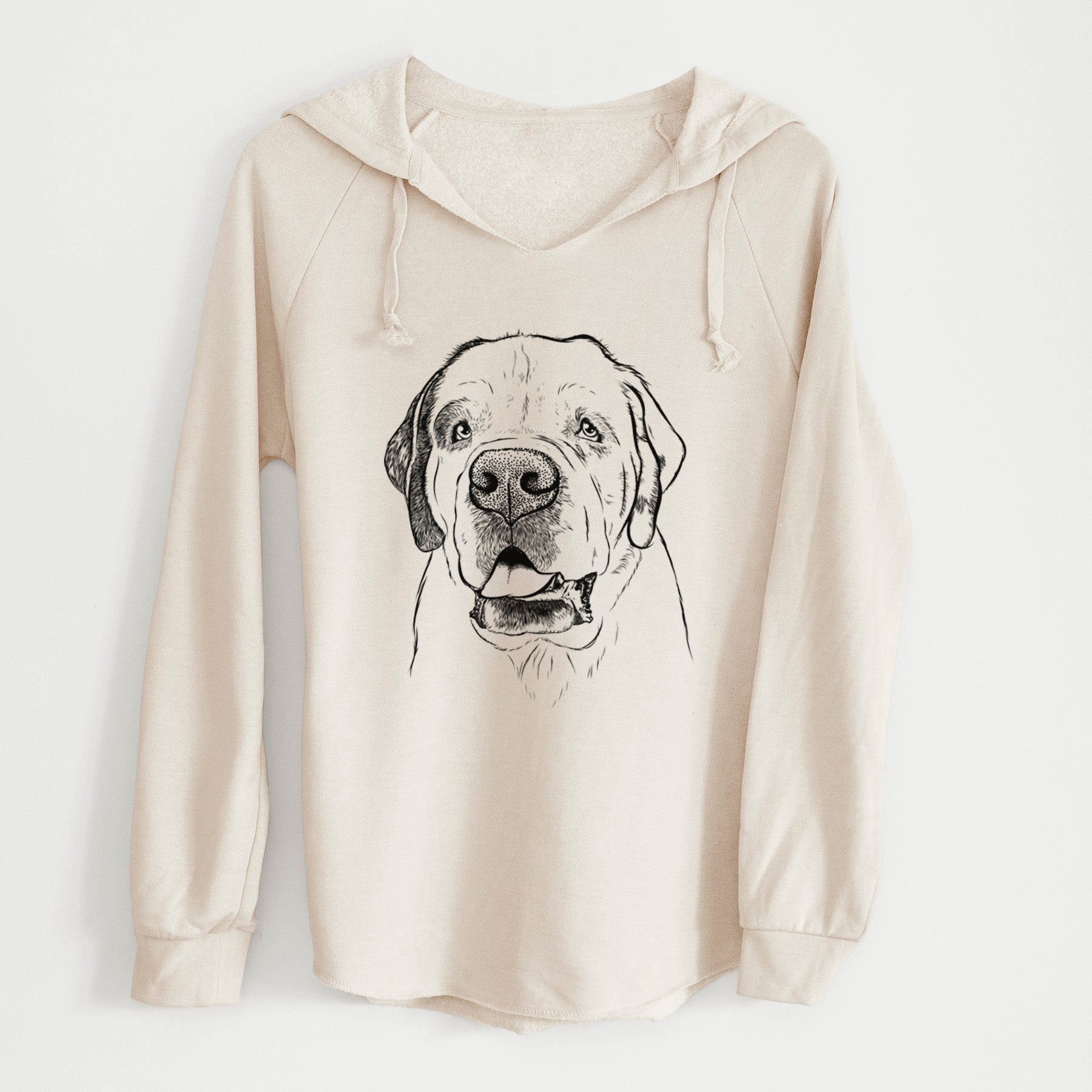 Bare Wendy the Saint Bernard - Cali Wave Hooded Sweatshirt