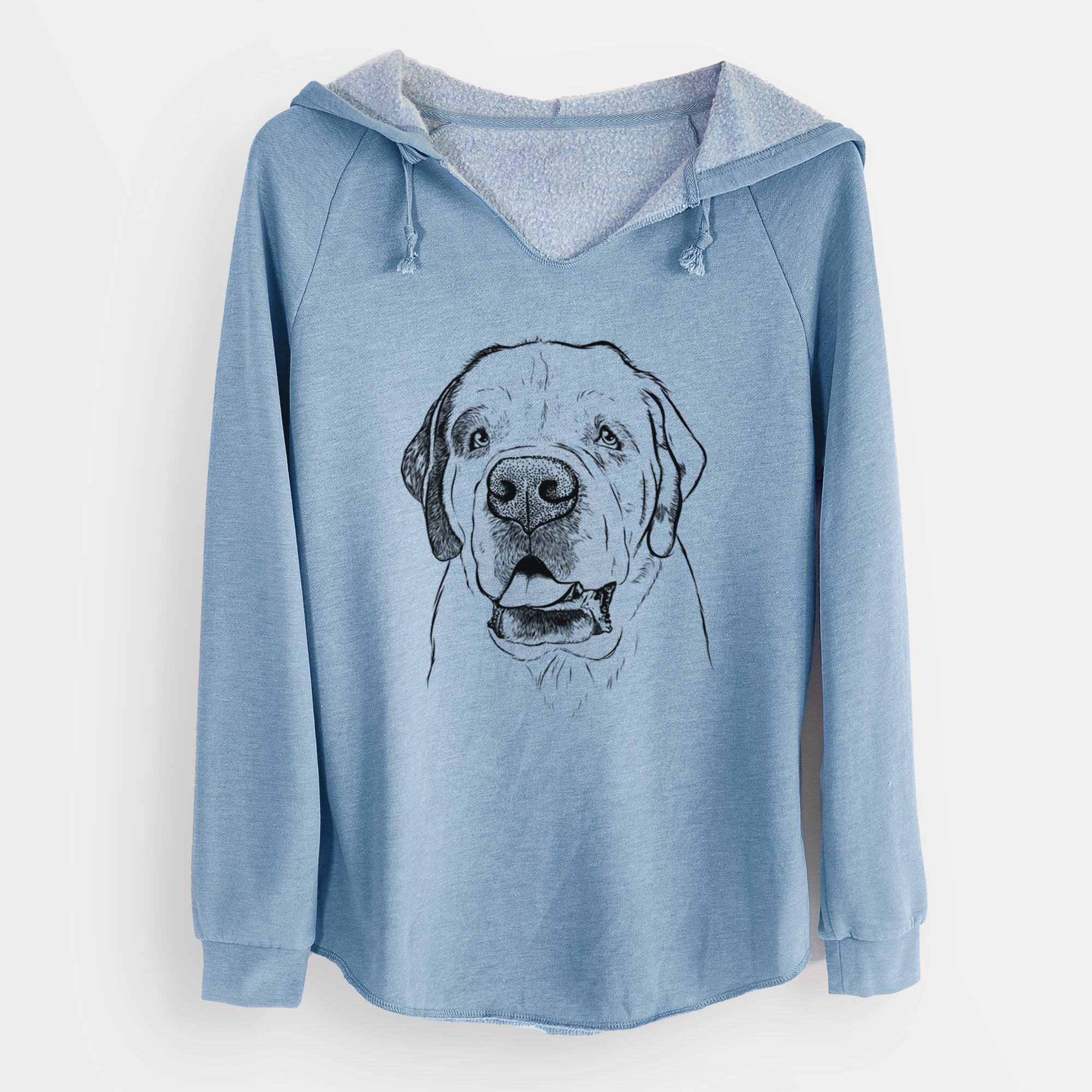 Bare Wendy the Saint Bernard - Cali Wave Hooded Sweatshirt