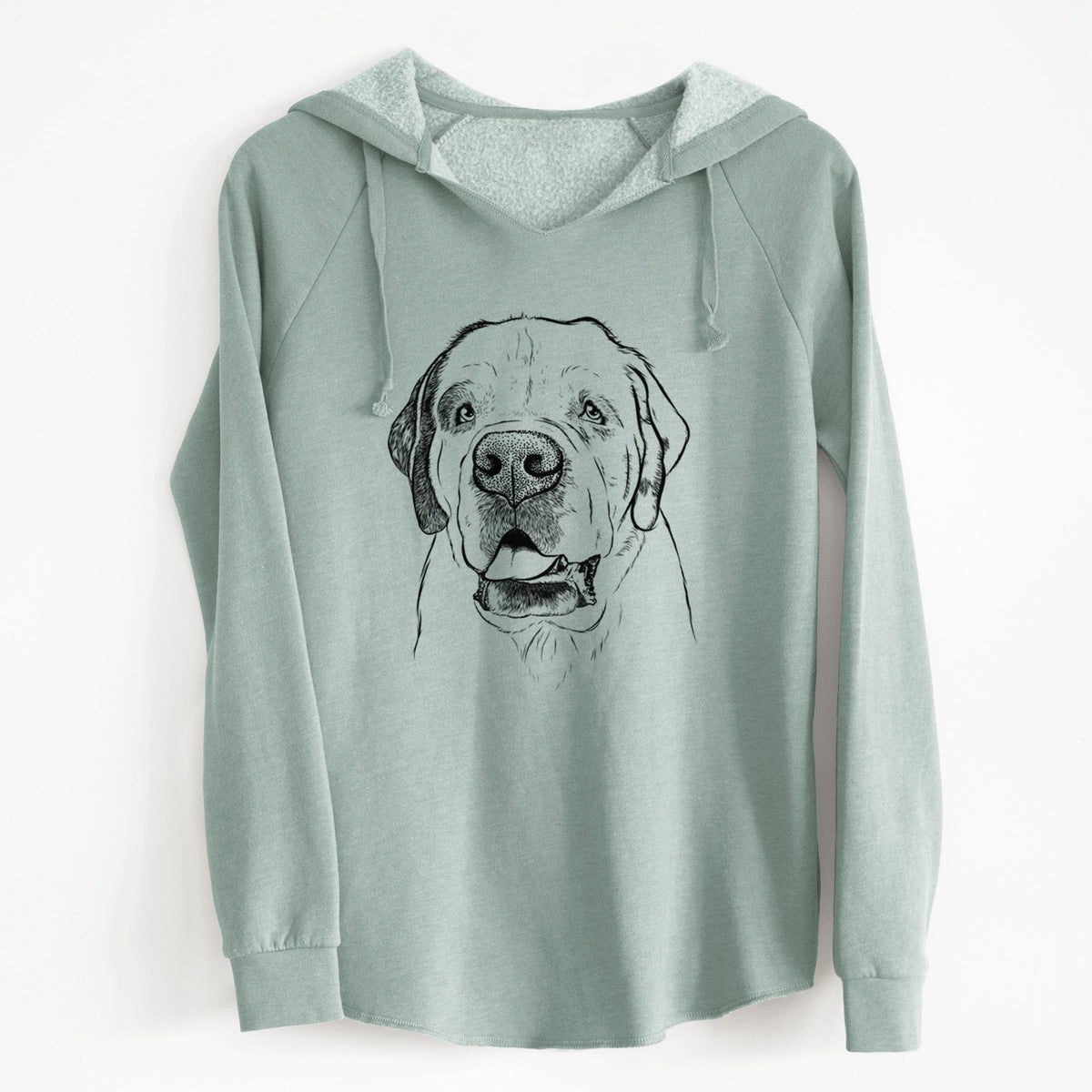Bare Wendy the Saint Bernard - Cali Wave Hooded Sweatshirt