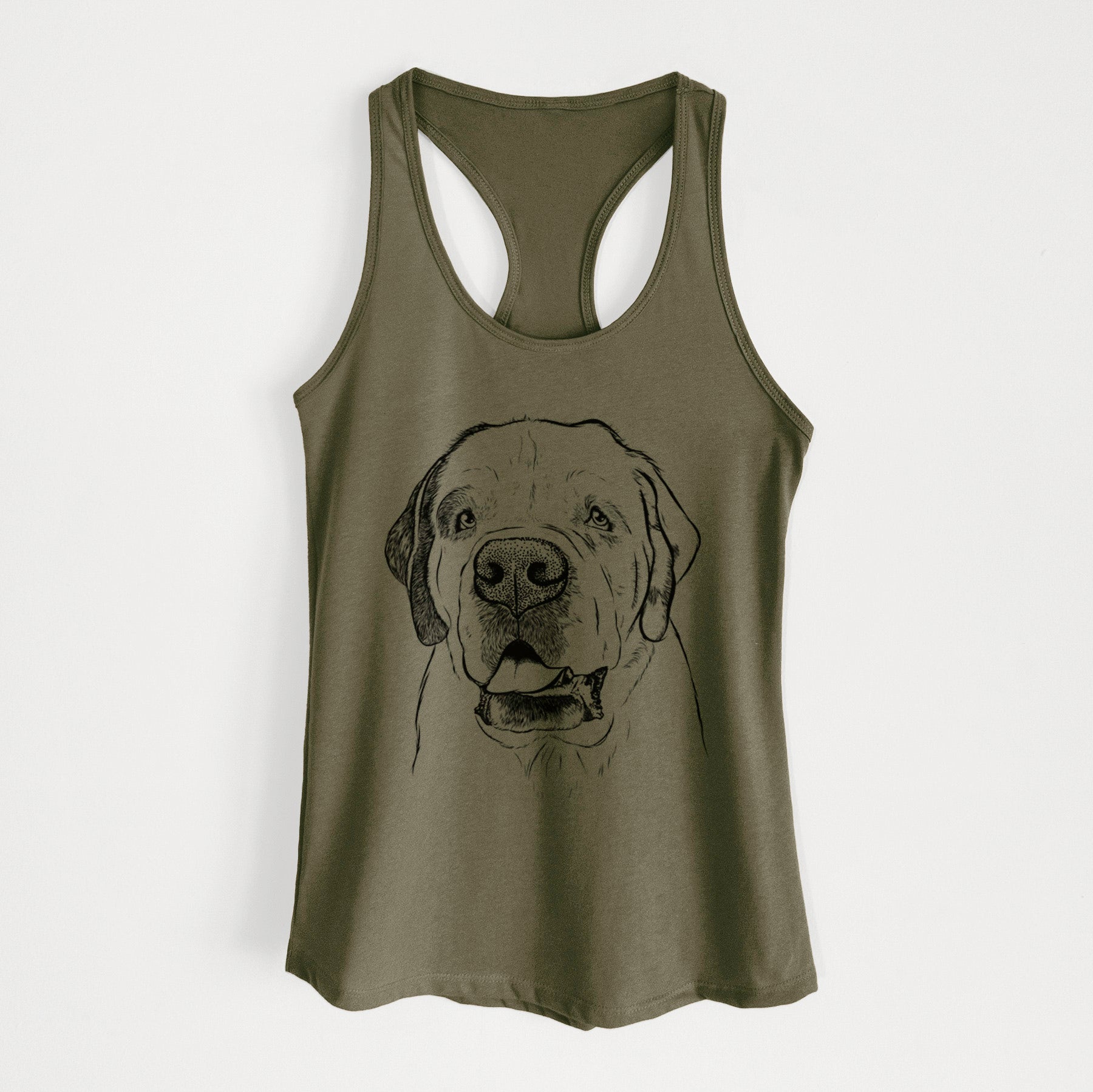 Wendy the Saint Bernard - Women's Racerback Tanktop