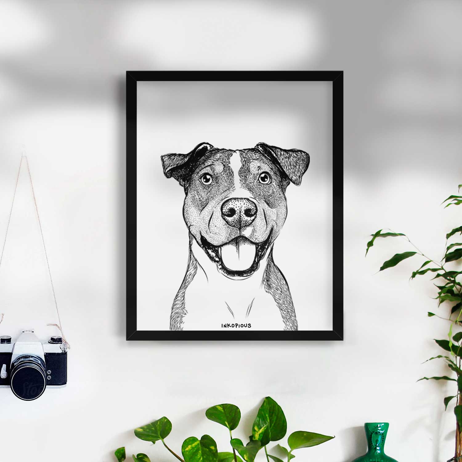 Wendy the Mixed Breed Art Print