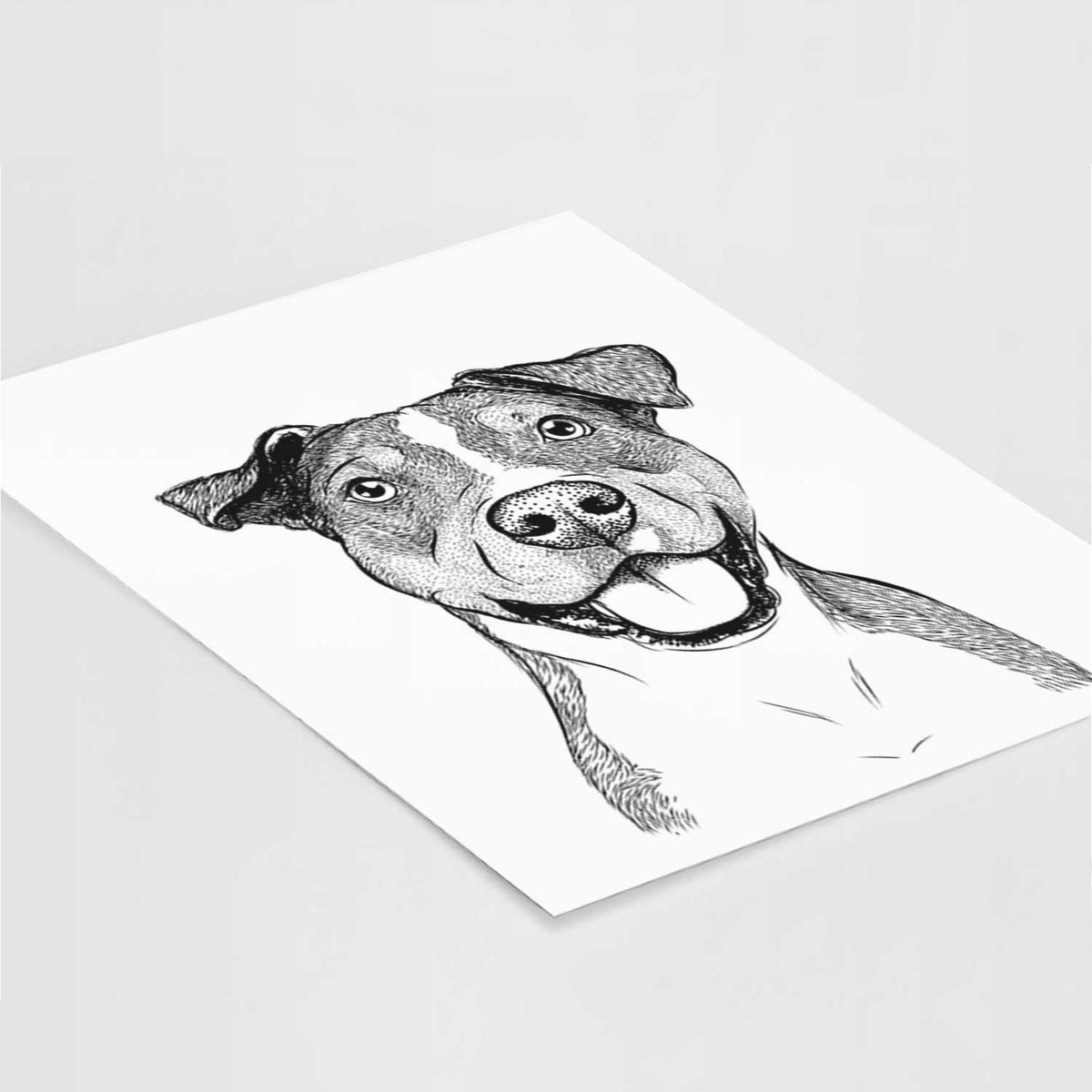 Wendy the Mixed Breed Art Print