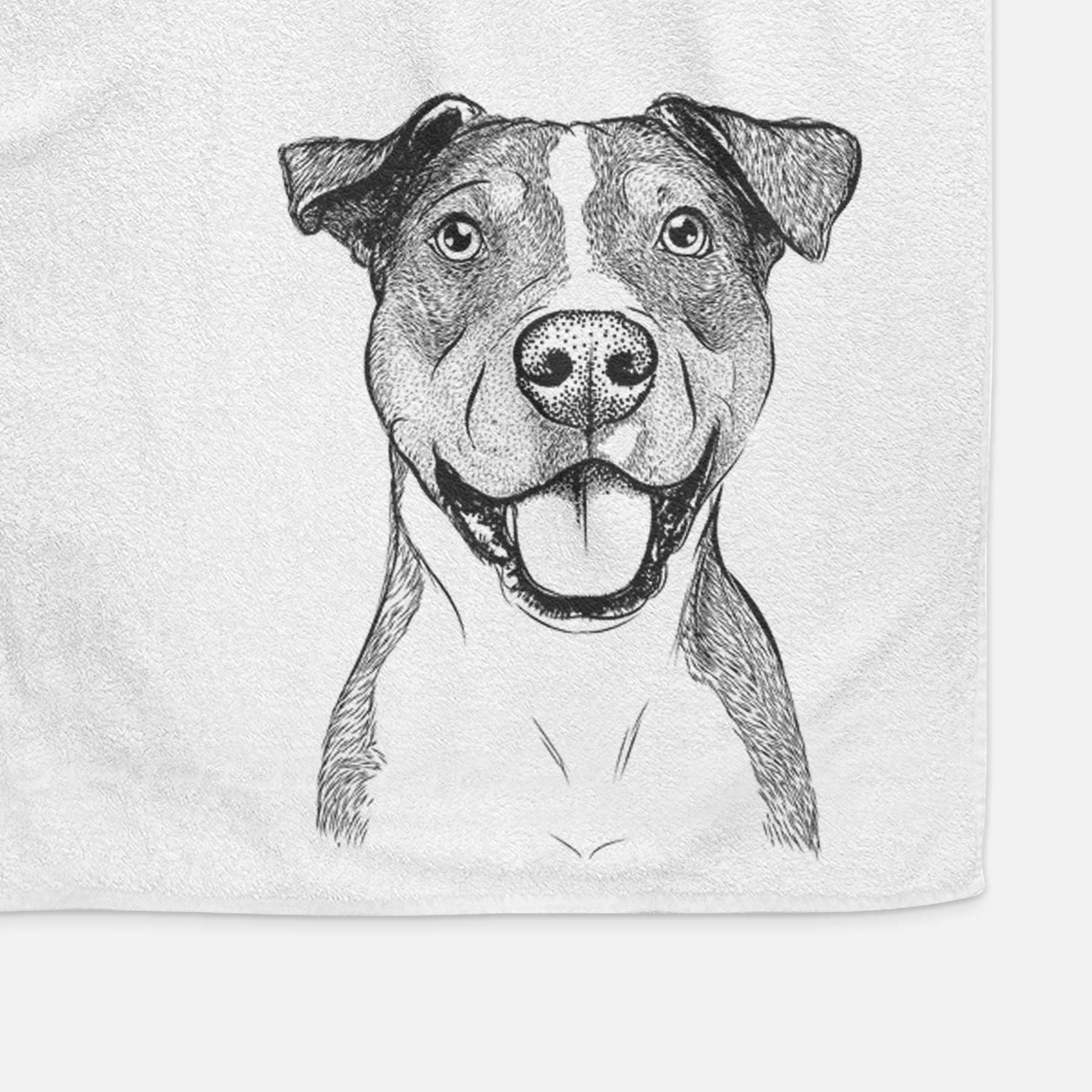 Wendy the Mixed Breed Decorative Hand Towel