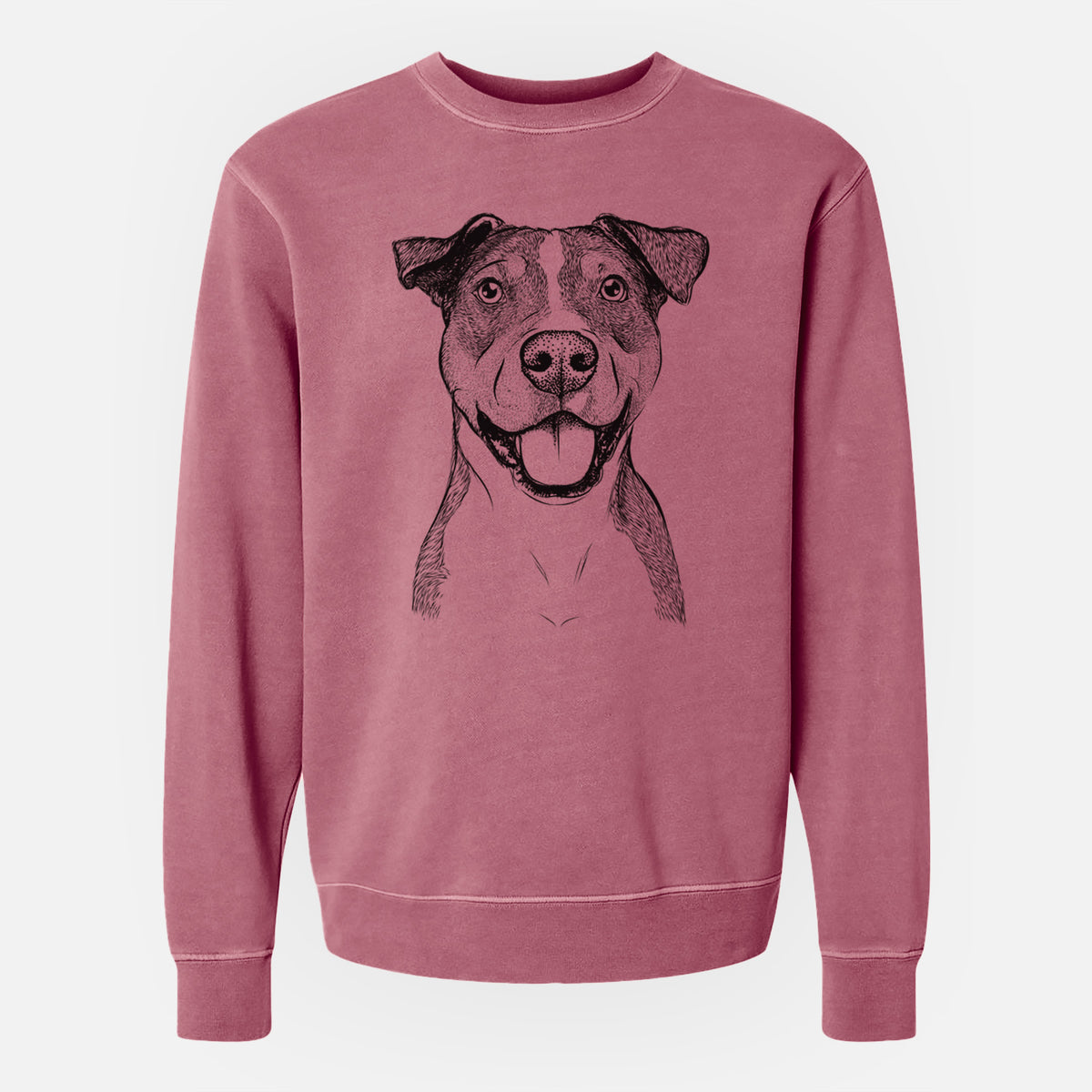 Bare Wendy the Mixed Breed - Unisex Pigment Dyed Crew Sweatshirt