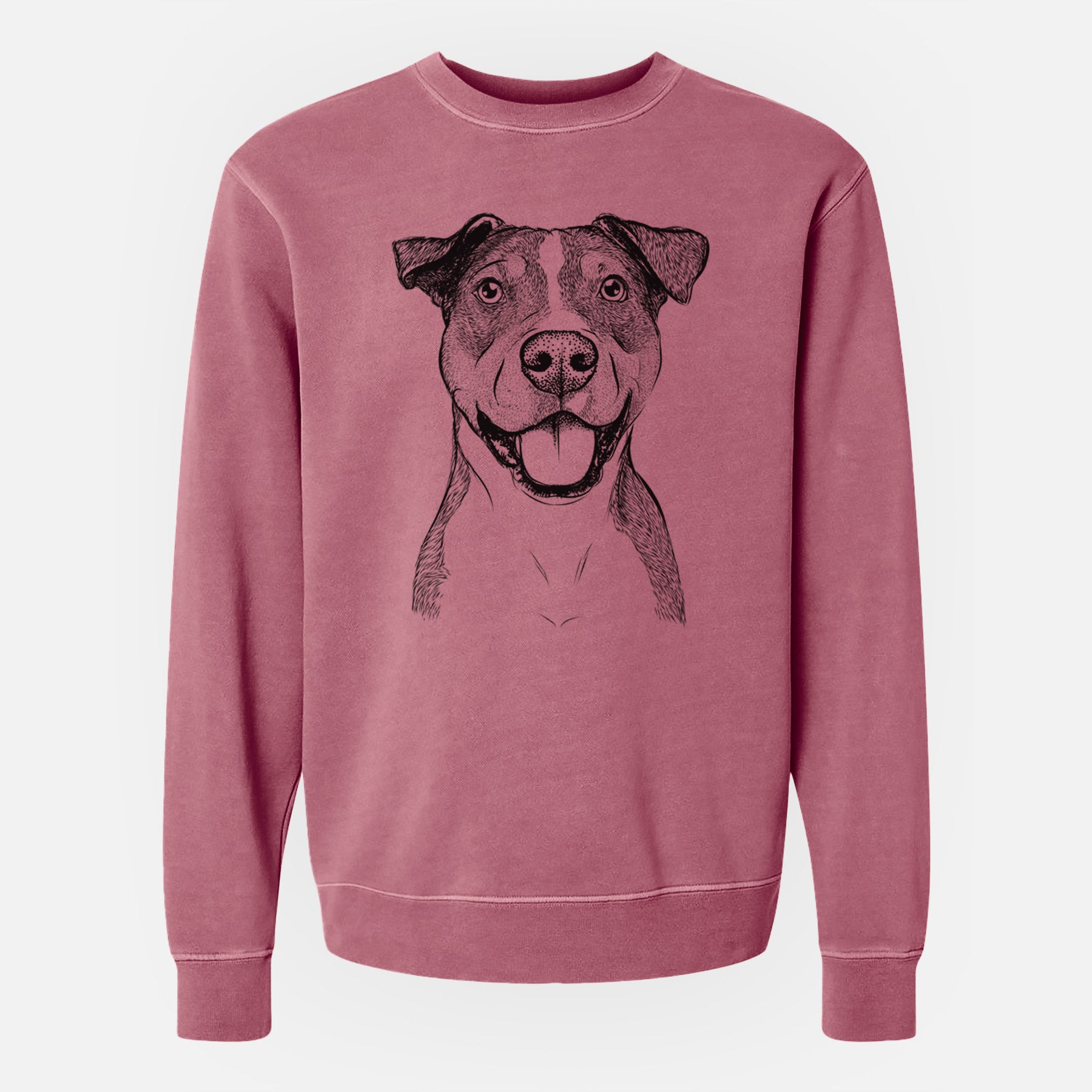 Bare Wendy the Mixed Breed - Unisex Pigment Dyed Crew Sweatshirt