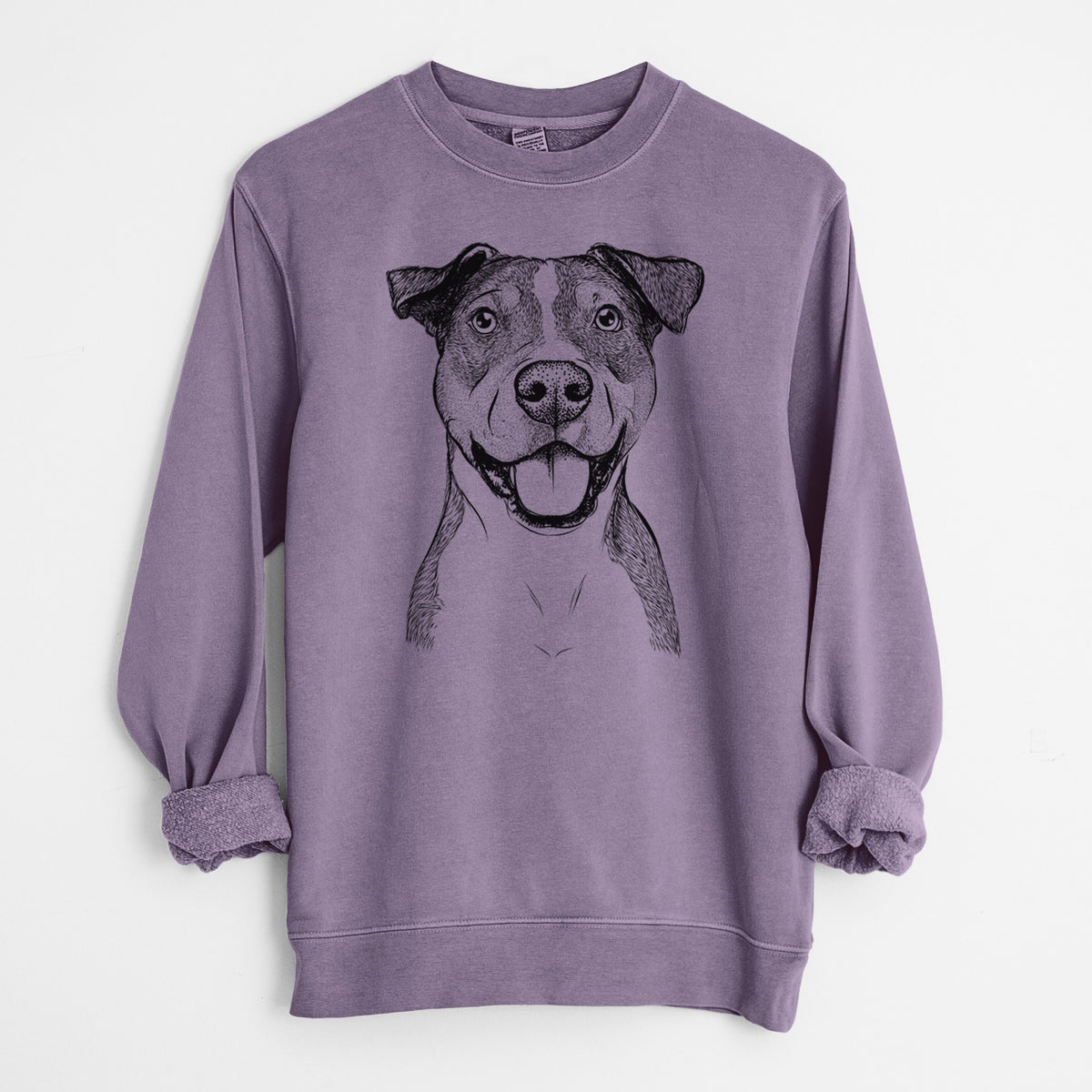 Bare Wendy the Mixed Breed - Unisex Pigment Dyed Crew Sweatshirt