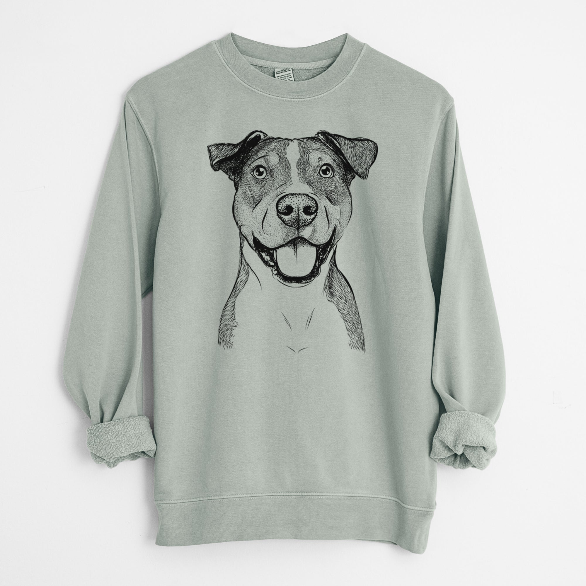 Bare Wendy the Mixed Breed - Unisex Pigment Dyed Crew Sweatshirt