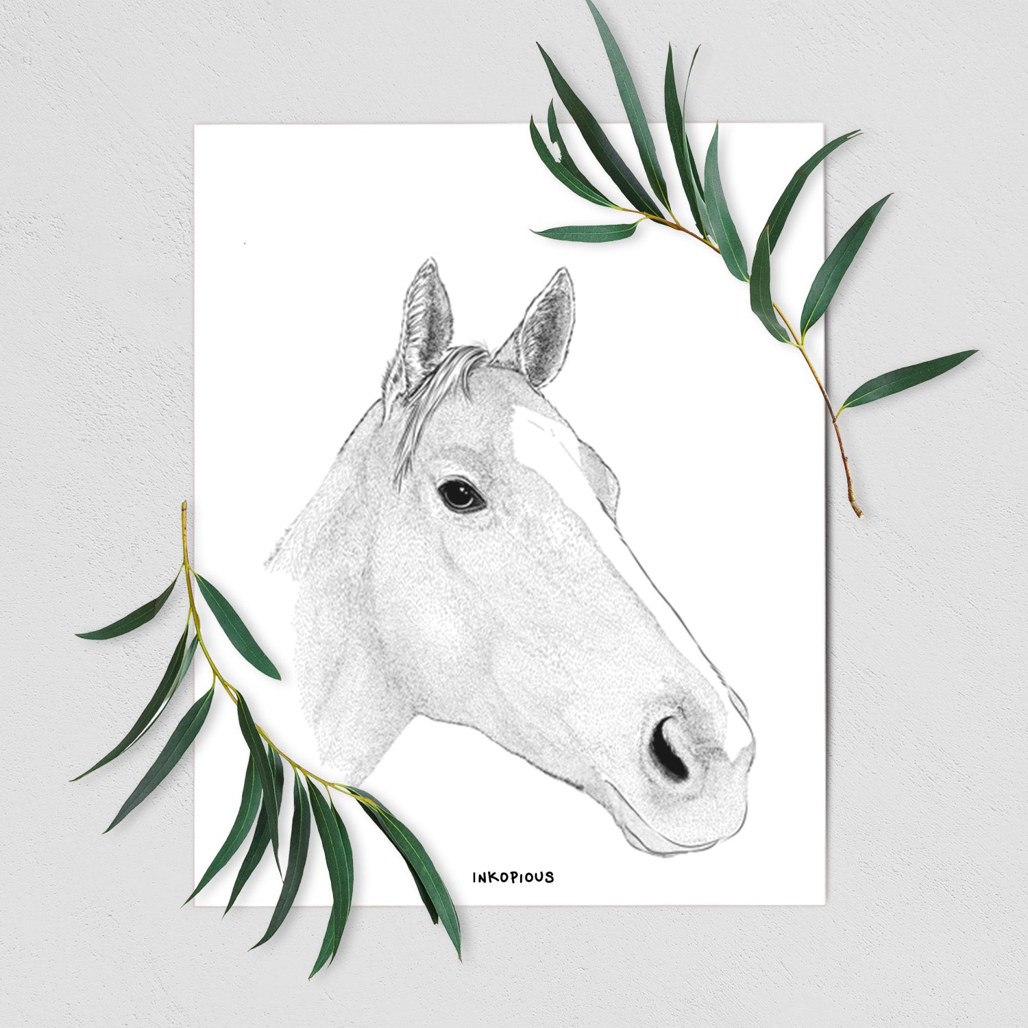 Westley the Horse Art Print