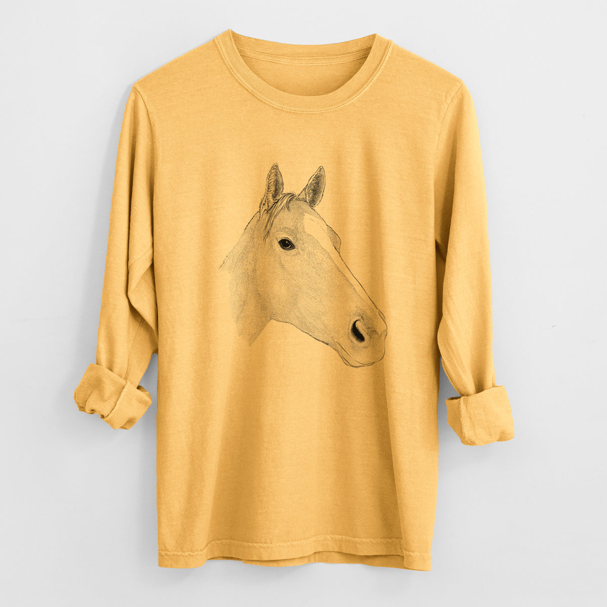 Bare Westley the Horse - Heavyweight 100% Cotton Long Sleeve