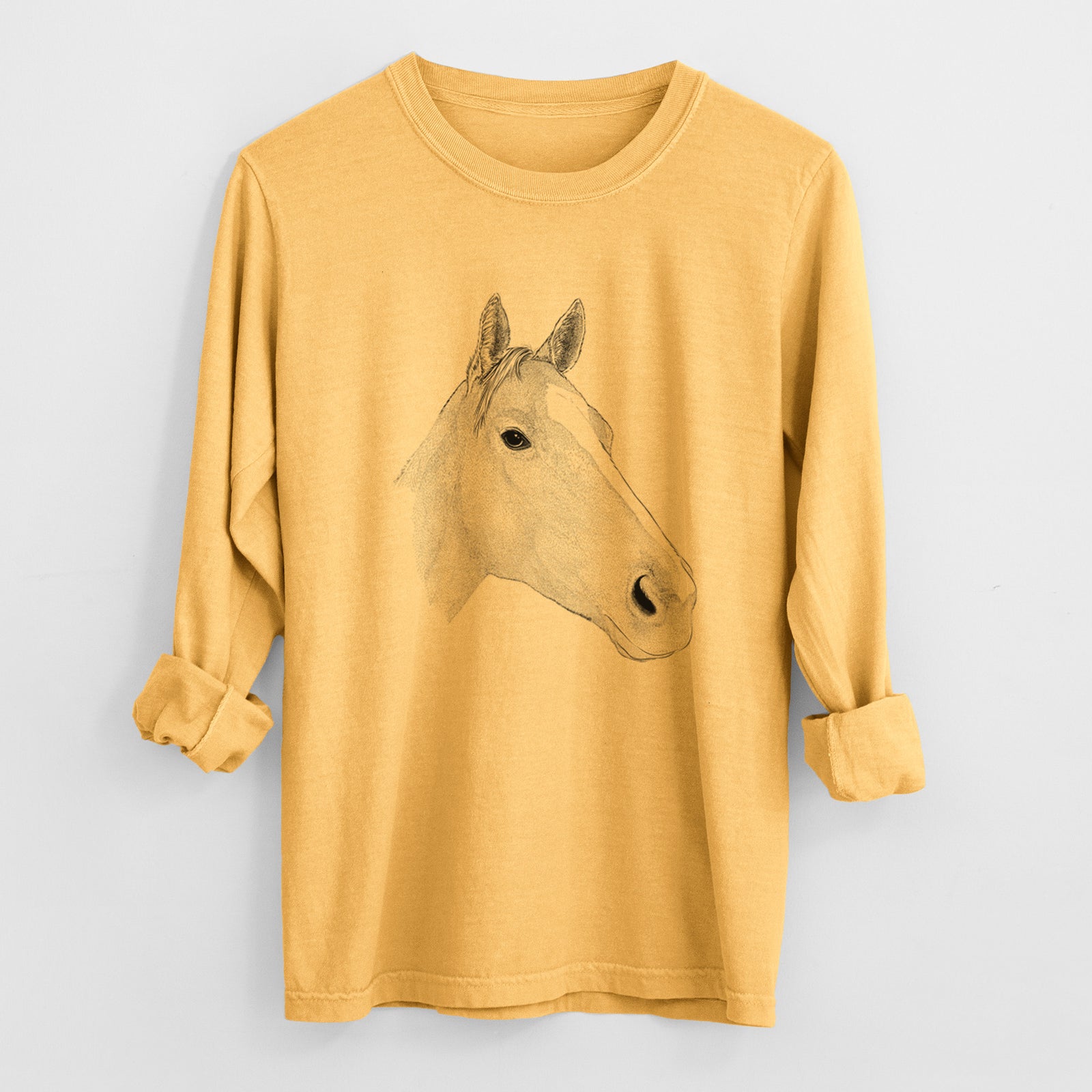 Bare Westley the Horse - Heavyweight 100% Cotton Long Sleeve