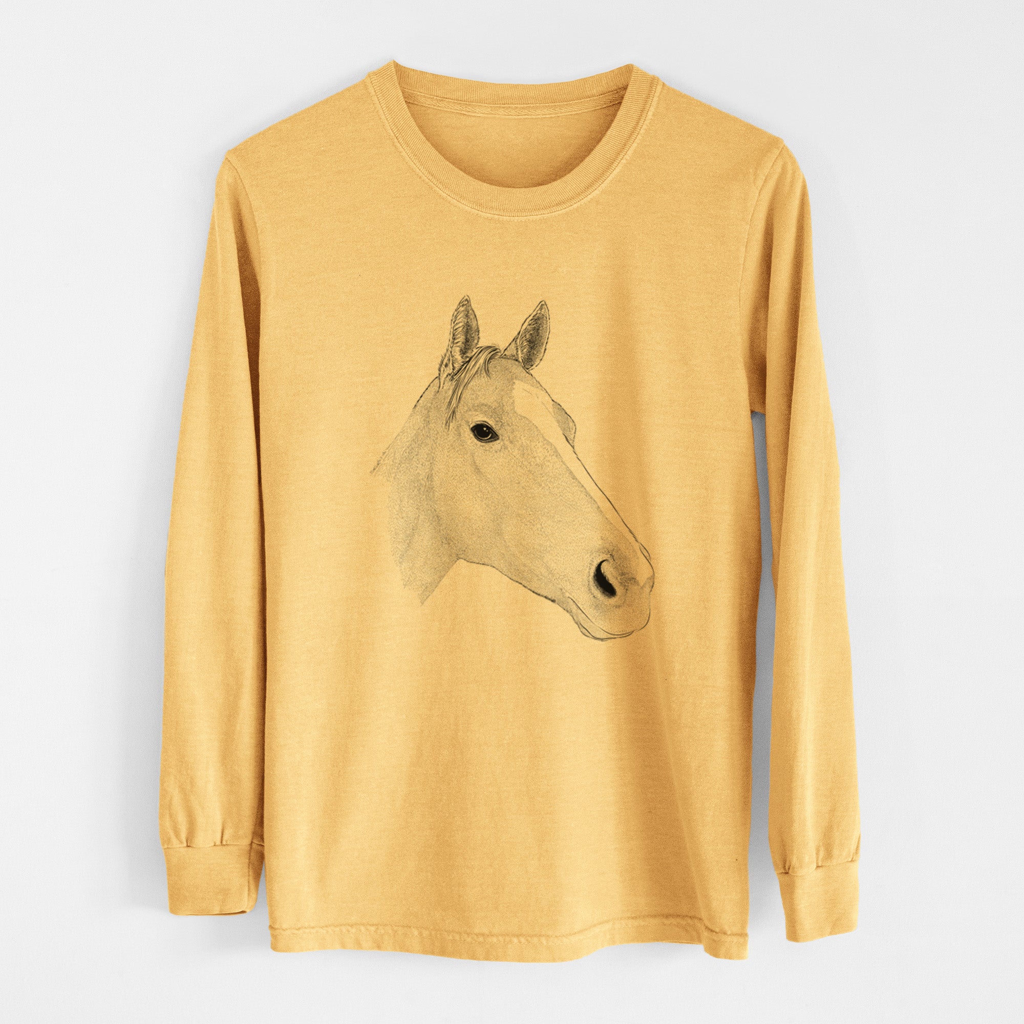 Bare Westley the Horse - Heavyweight 100% Cotton Long Sleeve