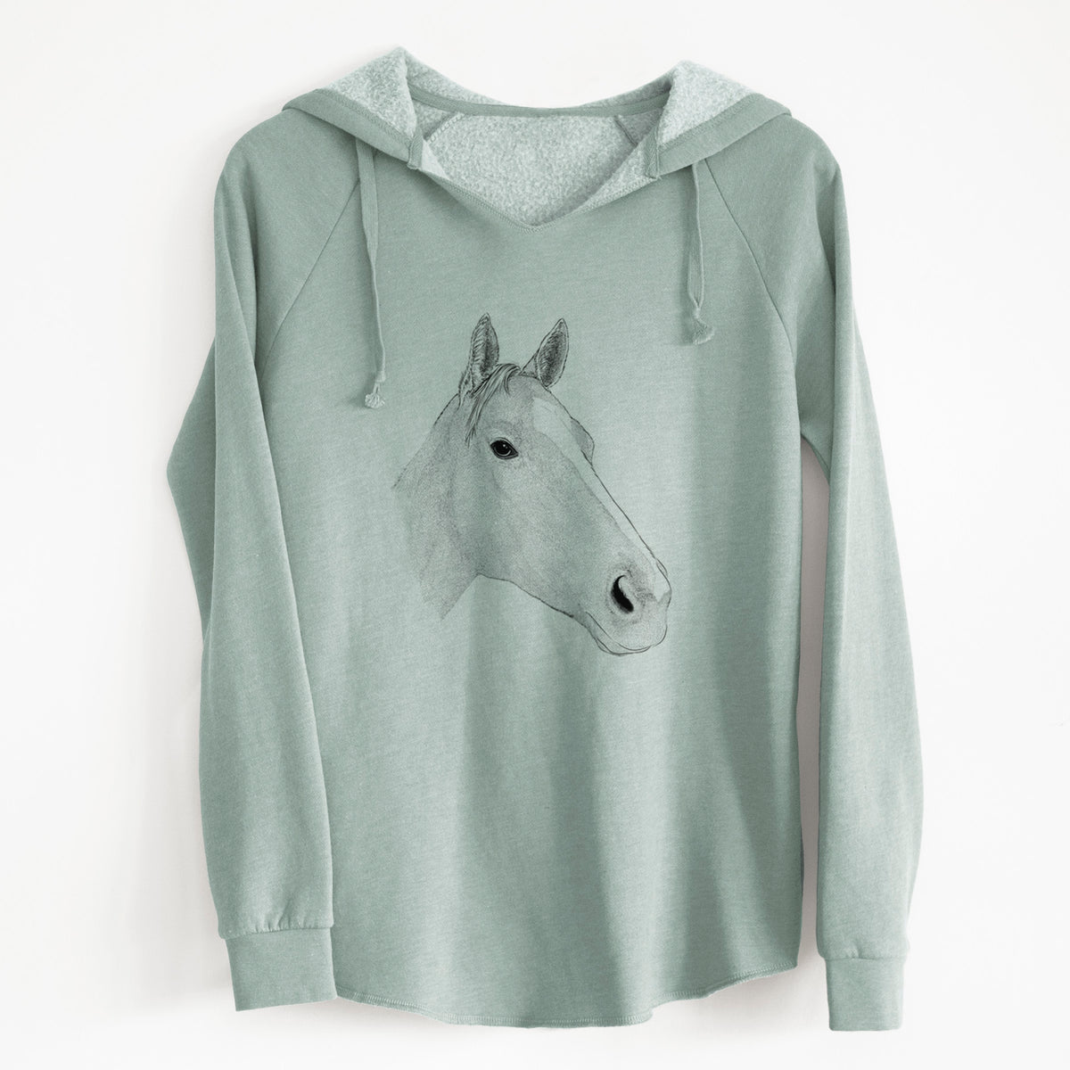 Bare Westley the Horse - Cali Wave Hooded Sweatshirt