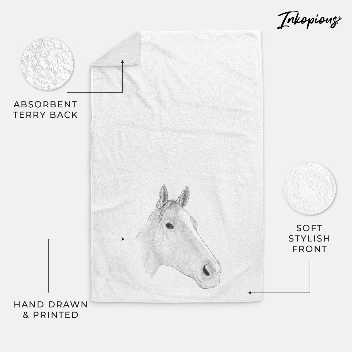 Westley the Horse Decorative Hand Towel