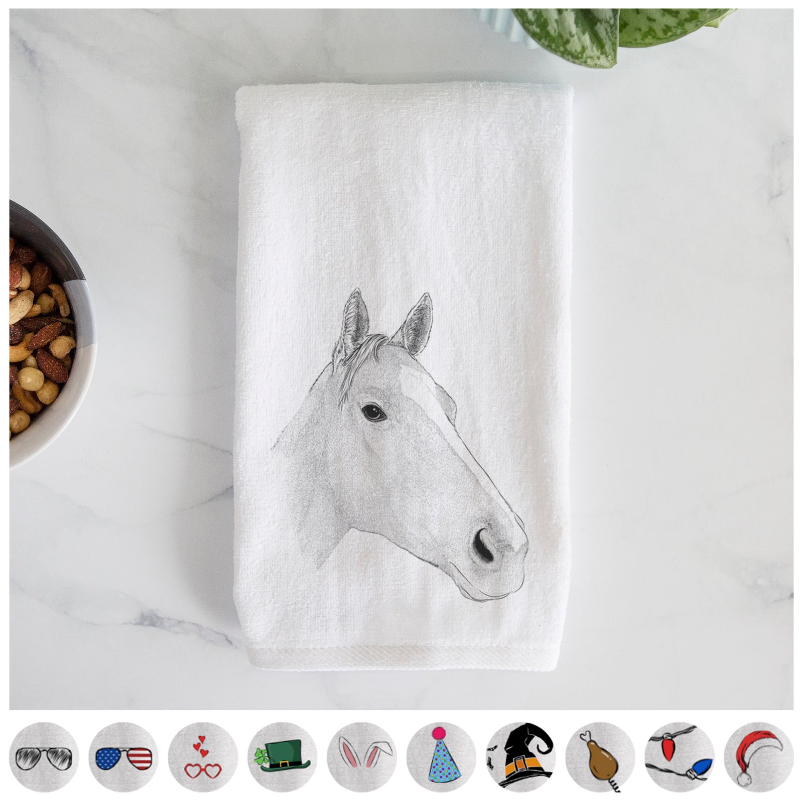 Westley the Horse Decorative Hand Towel