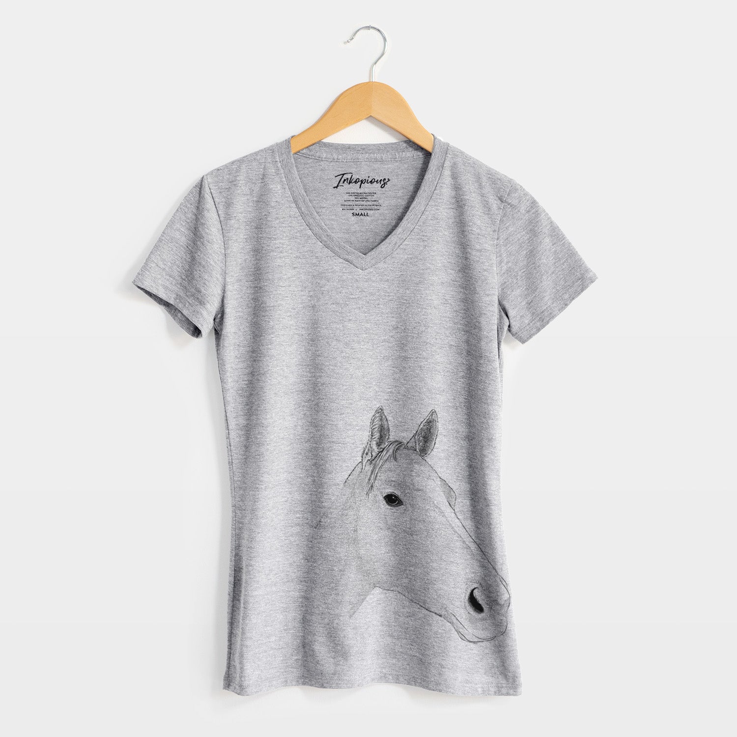 Bare Westley the Horse - Women's V-neck Shirt