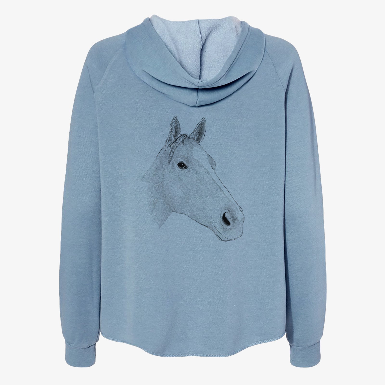 Westley the Horse - Women's Cali Wave Zip-Up Sweatshirt