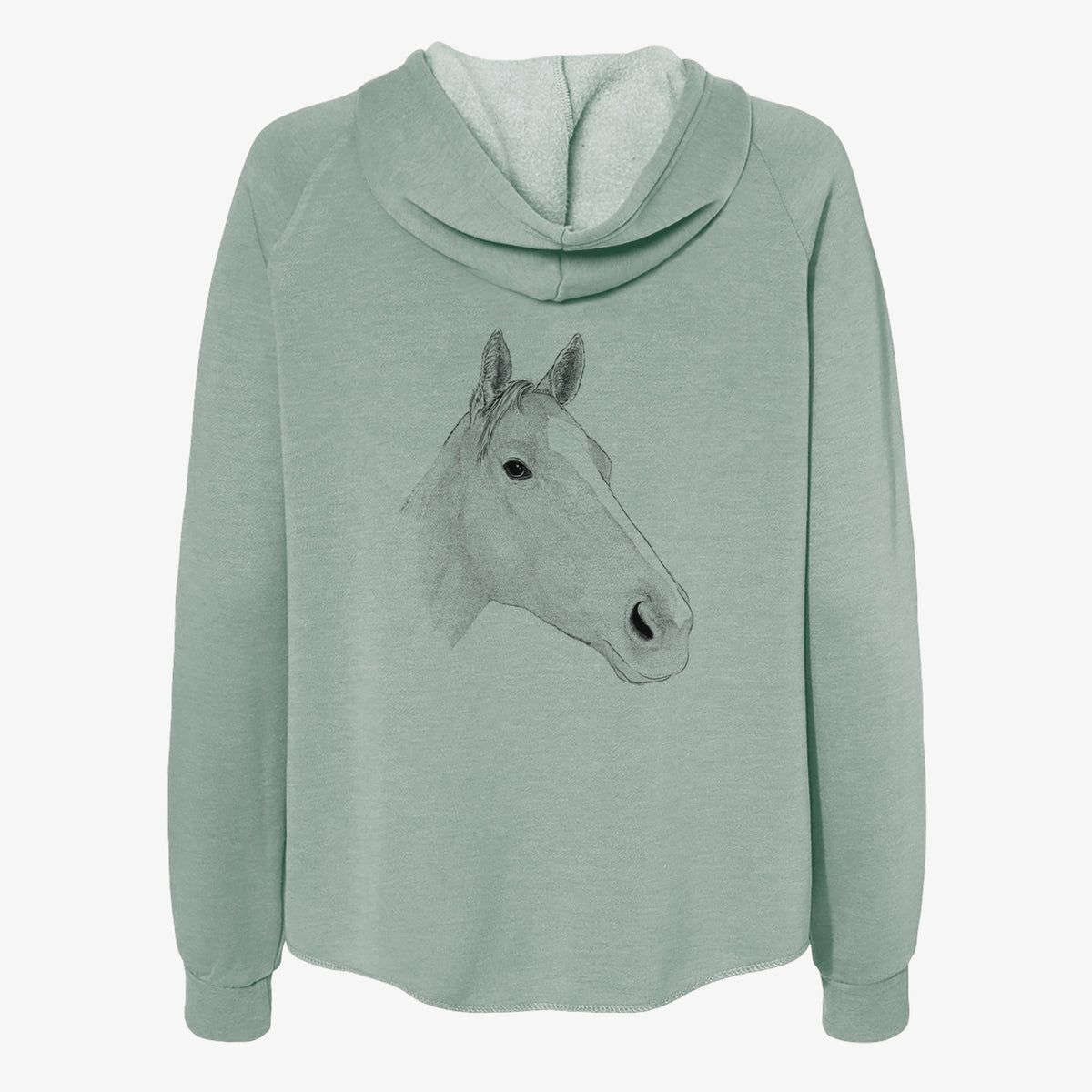 Westley the Horse - Women's Cali Wave Zip-Up Sweatshirt