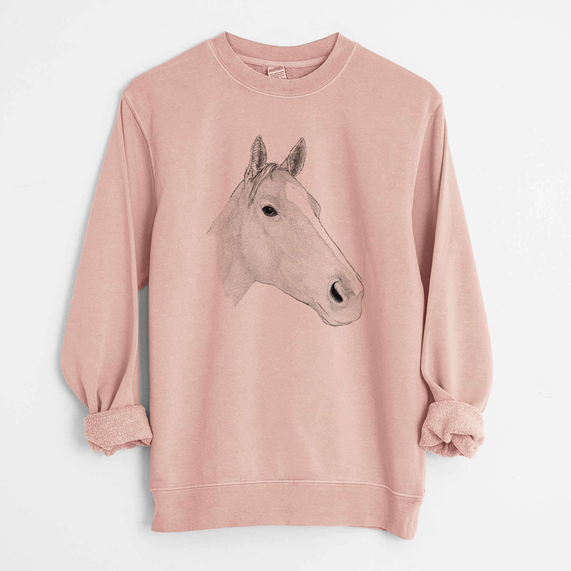 Bare Westley the Horse - Unisex Pigment Dyed Crew Sweatshirt