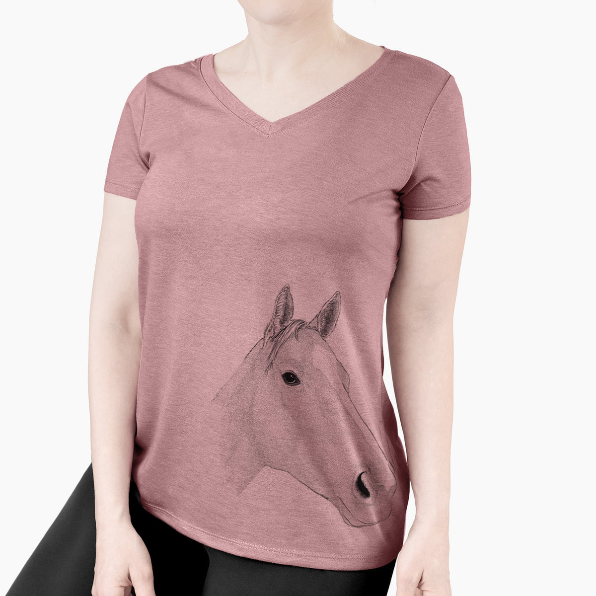 Bare Westley the Horse - Women's V-neck Shirt