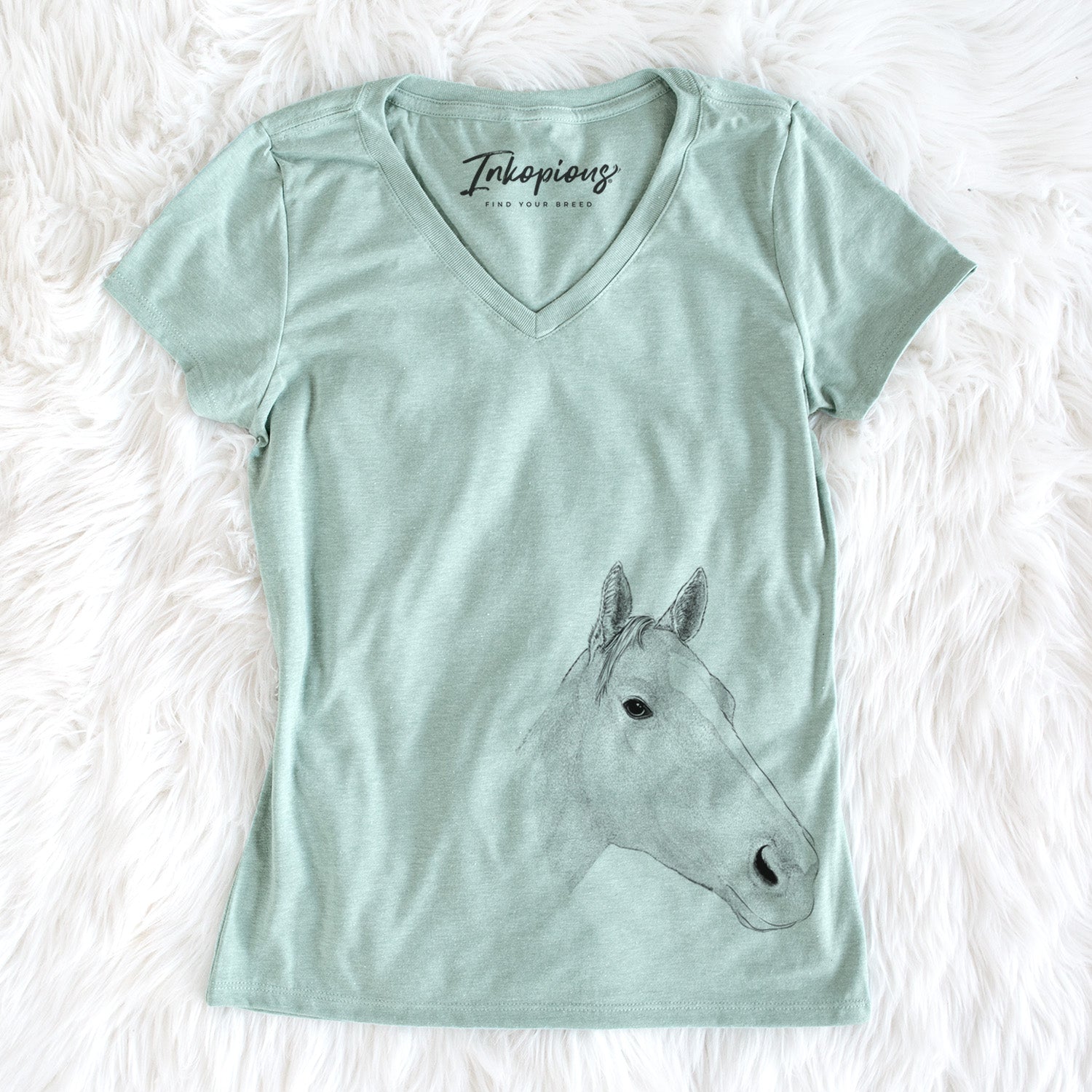 Bare Westley the Horse - Women's V-neck Shirt