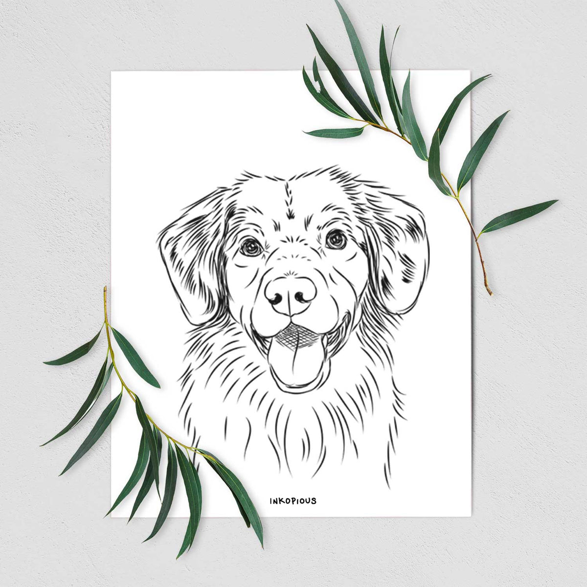 Weston the Nova Scotia Duck Tolling Retriever Art Print