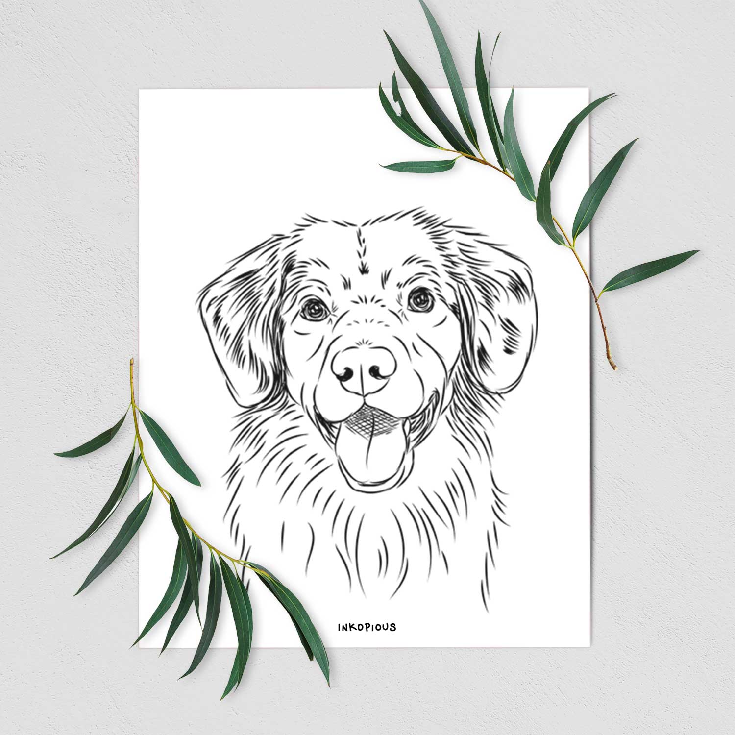 Weston the Nova Scotia Duck Tolling Retriever Art Print