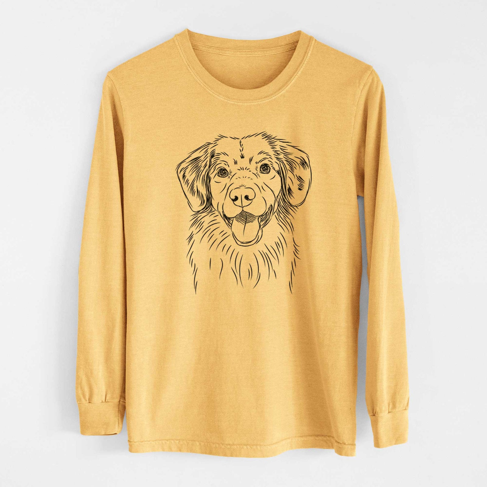 Bare Weston the Nova Scotia Duck Tolling Retriever - Heavyweight 100% Cotton Long Sleeve
