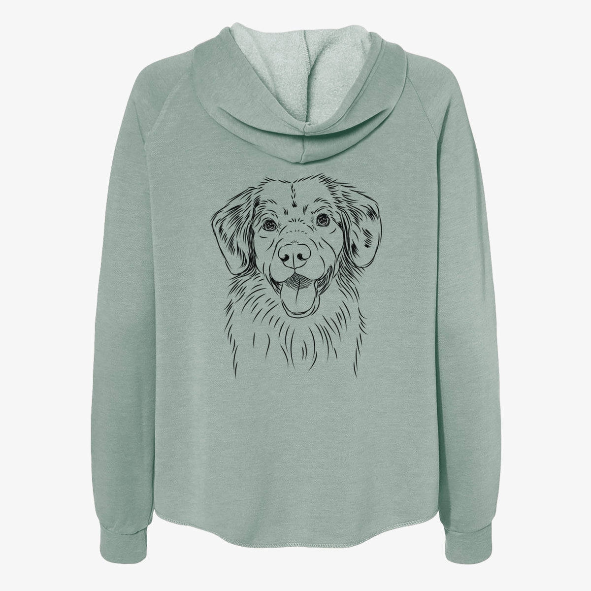 Weston the Nova Scotia Duck Tolling Retriever - Women's Cali Wave Zip-Up Sweatshirt