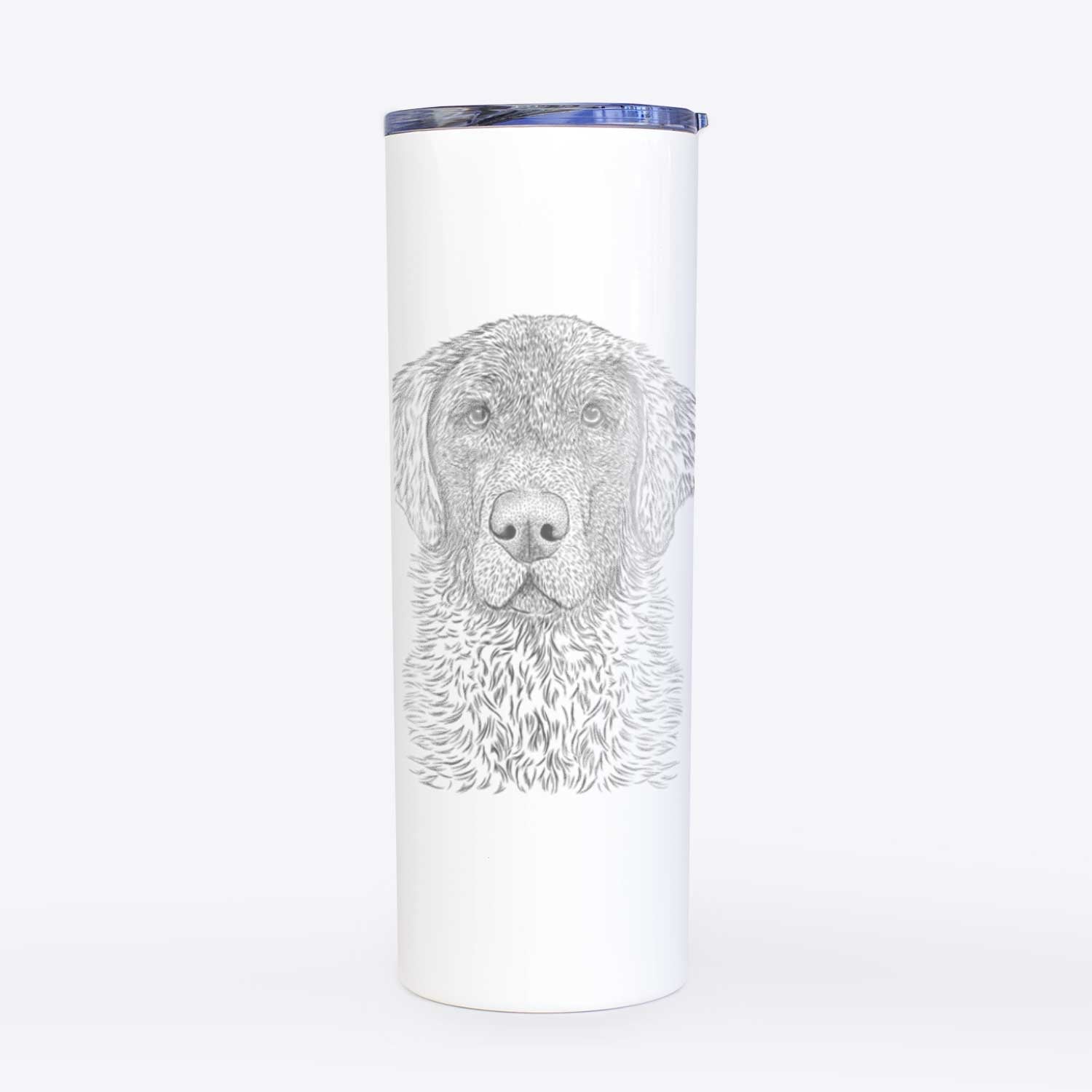 Whiskey the Chocolate Lab - 20oz Skinny Tumbler