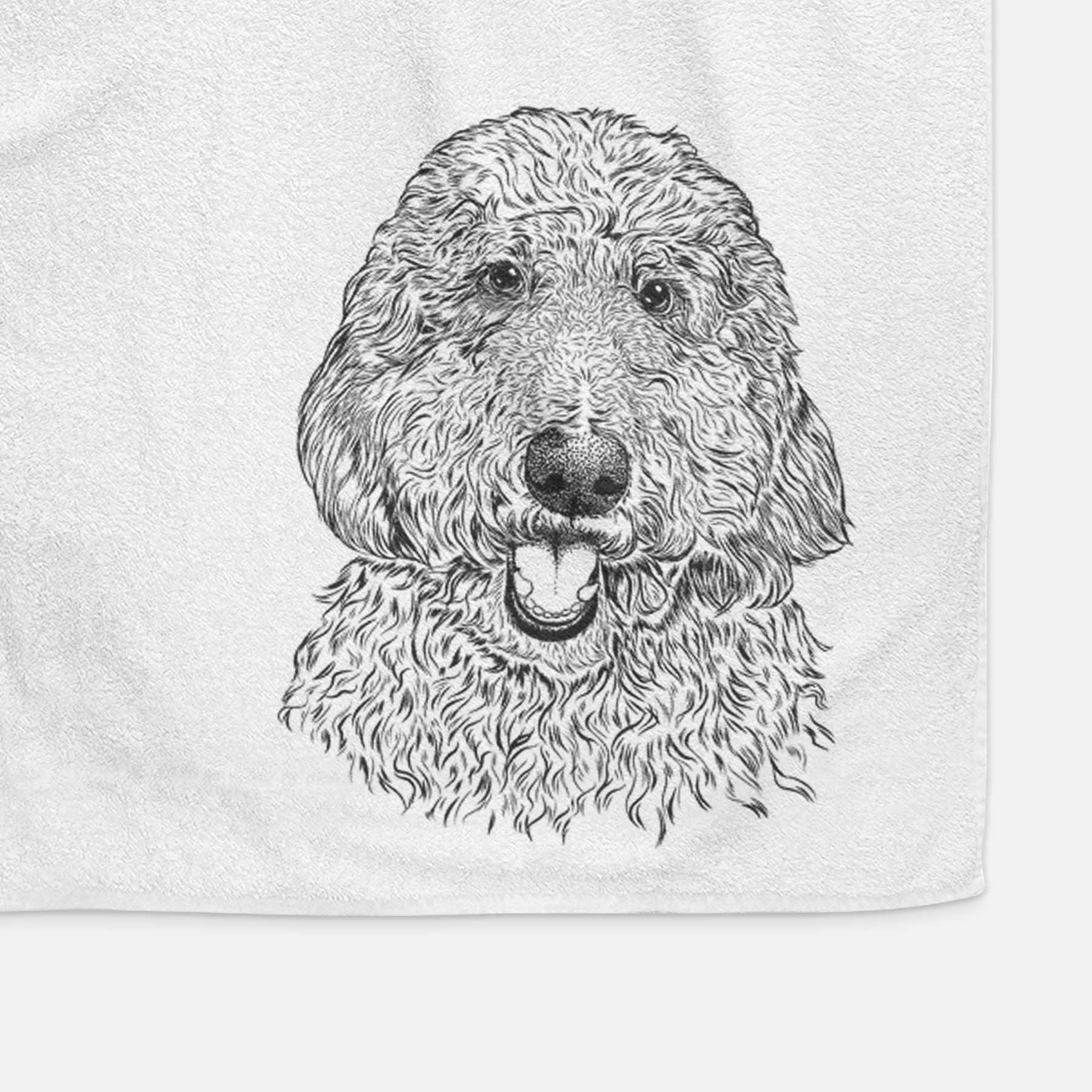 Whisper the Goldendoodle Decorative Hand Towel