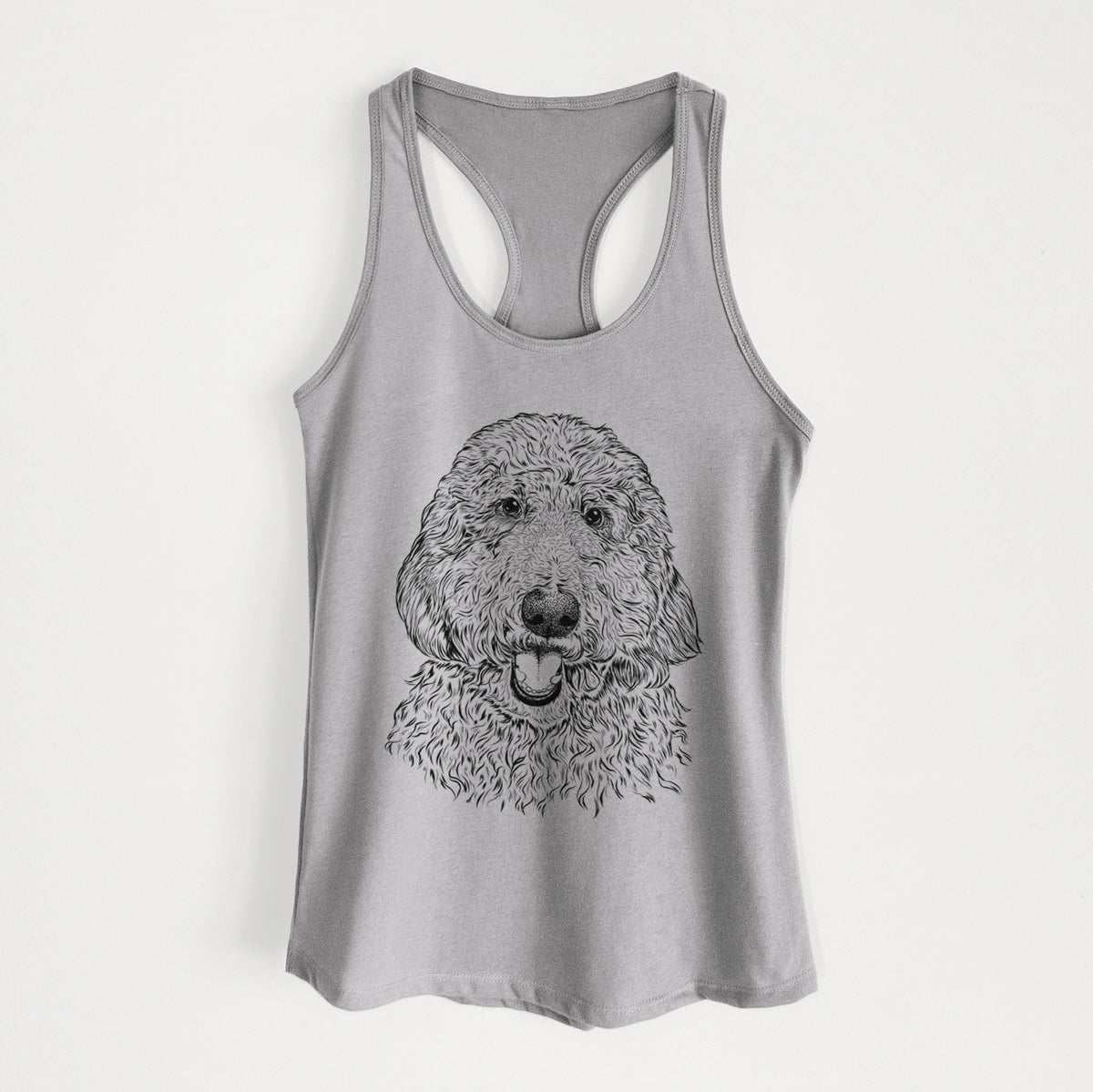 Whisper the Goldendoodle - Women&#39;s Racerback Tanktop