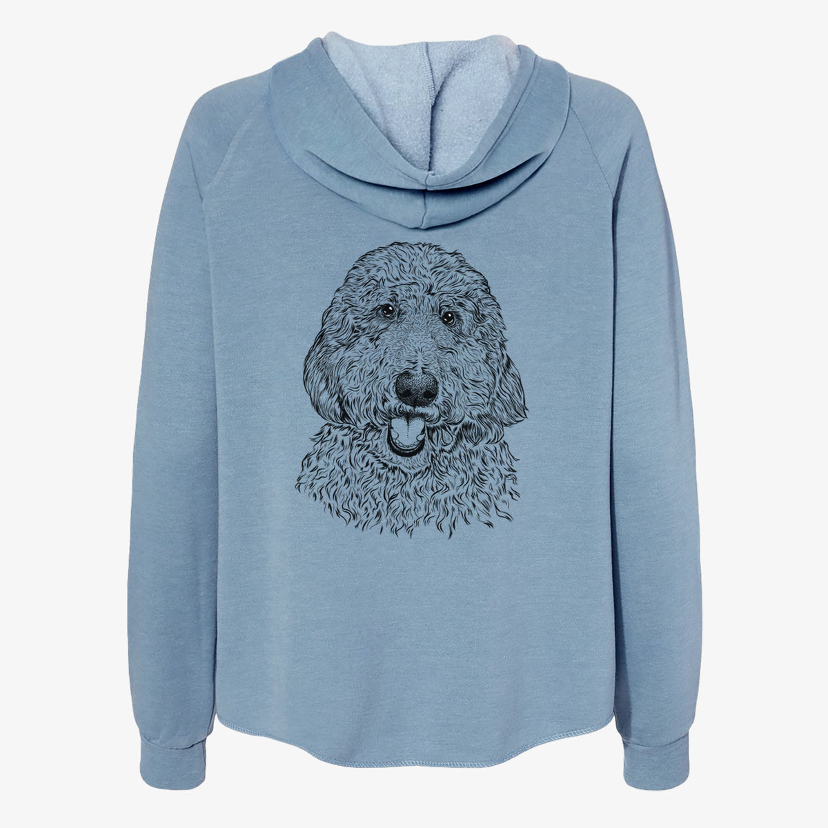 Whisper the Goldendoodle - Women's Cali Wave Zip-Up Sweatshirt