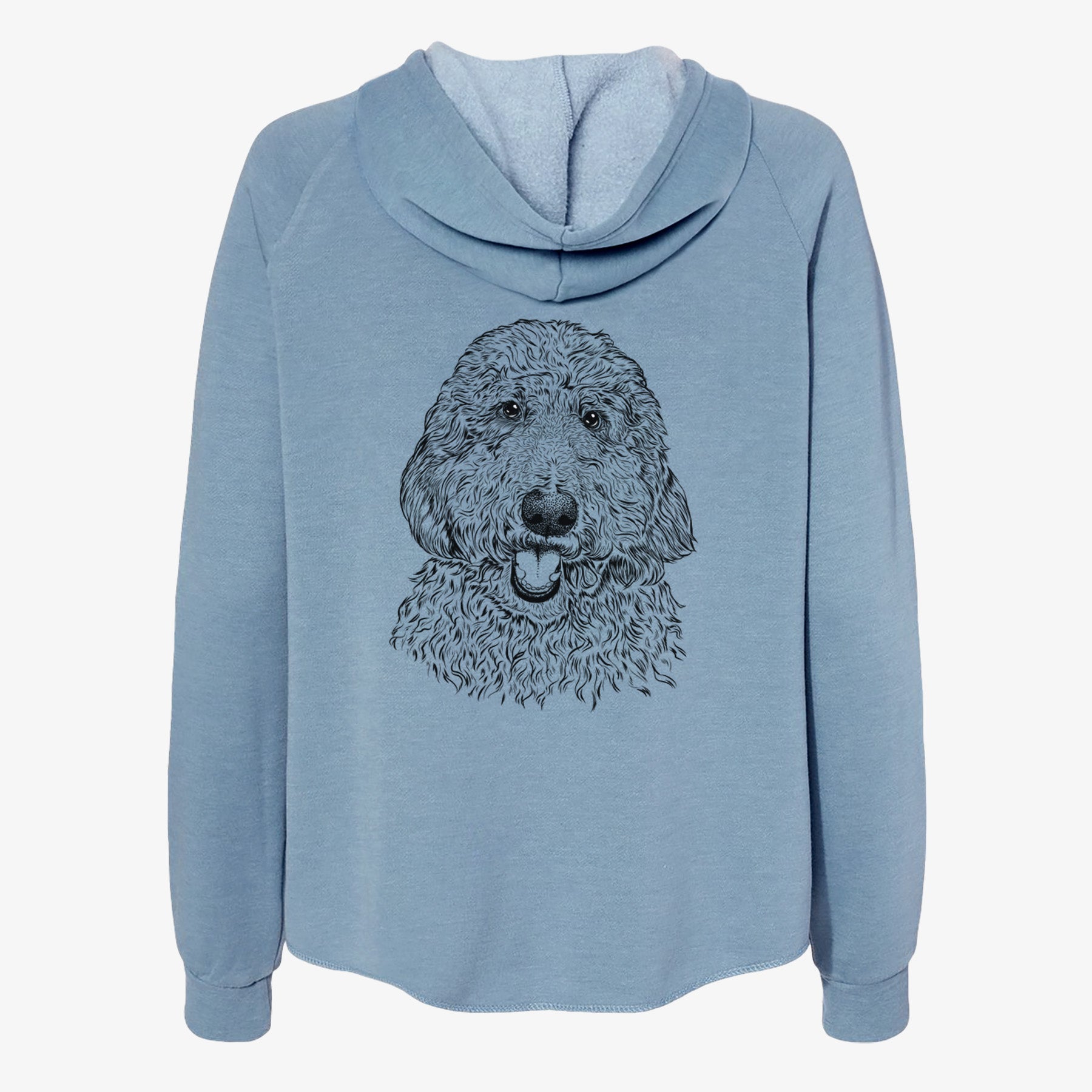 Whisper the Goldendoodle - Women's Cali Wave Zip-Up Sweatshirt