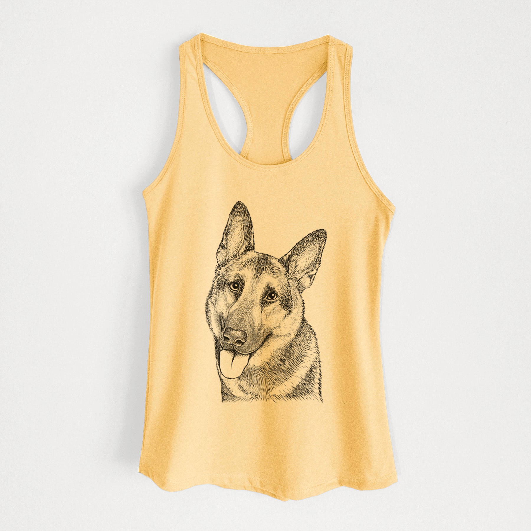 Whitaker the German Shepherd - Women's Racerback Tanktop