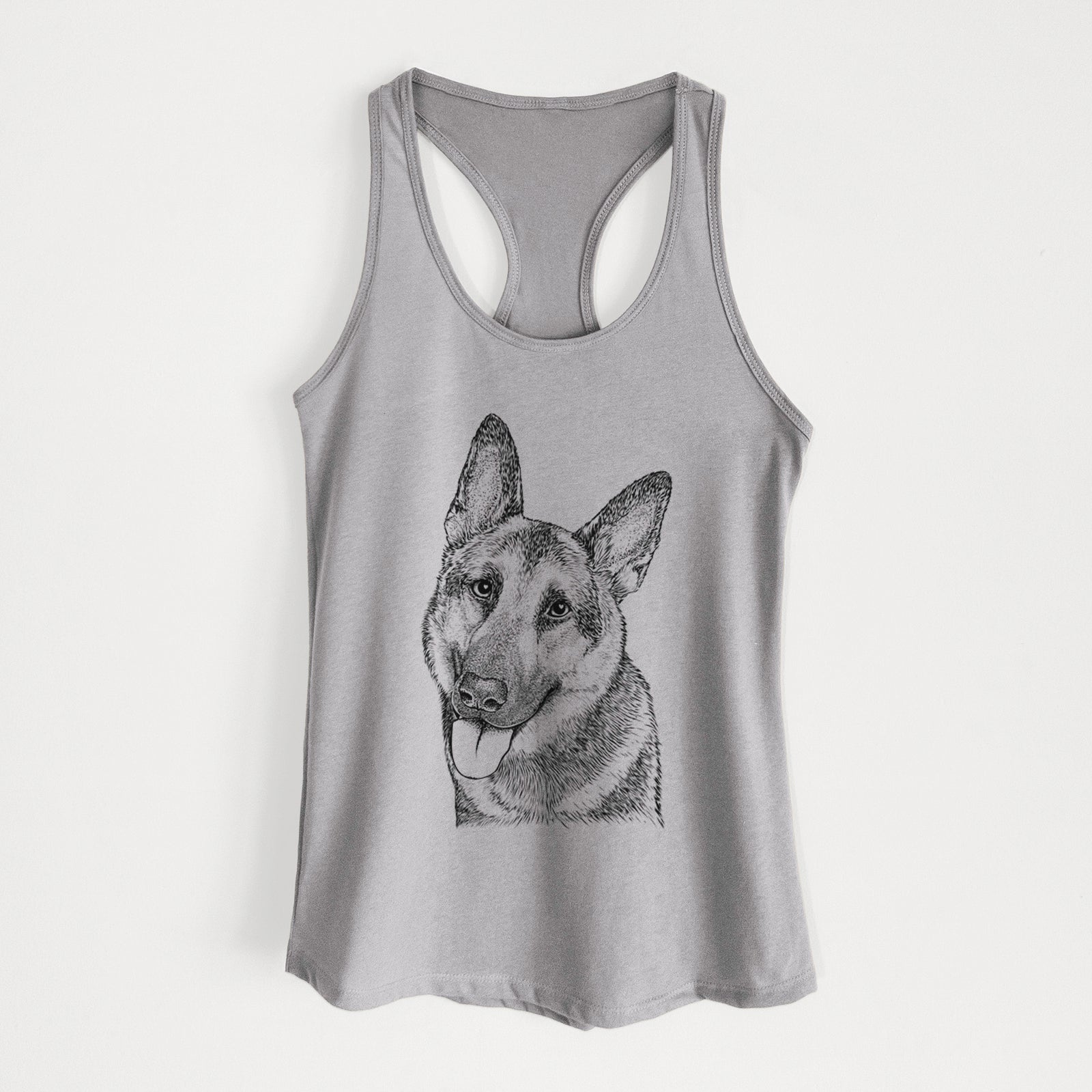 Whitaker the German Shepherd - Women's Racerback Tanktop