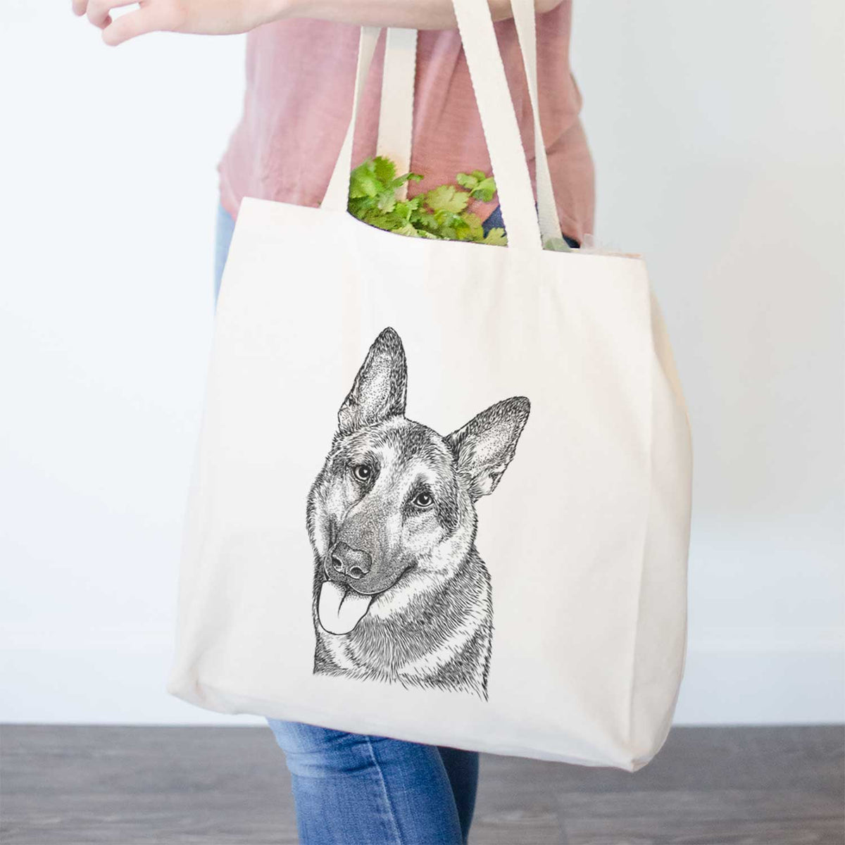 Whitaker the German Shepherd - Tote Bag