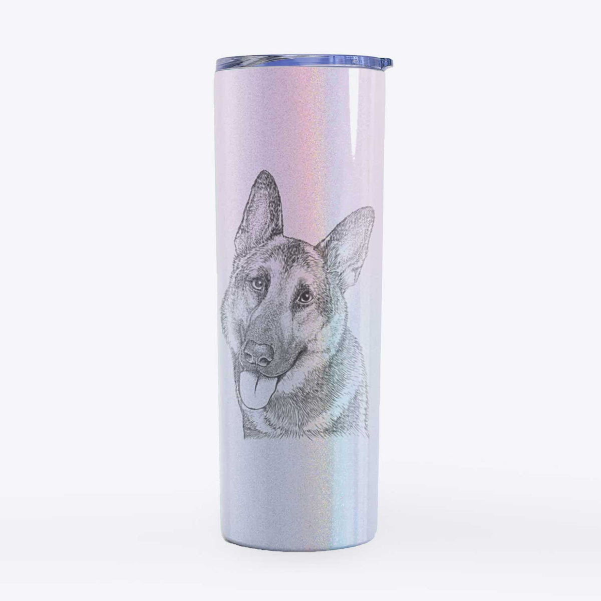 Whitaker the German Shepherd - 20oz Skinny Tumbler