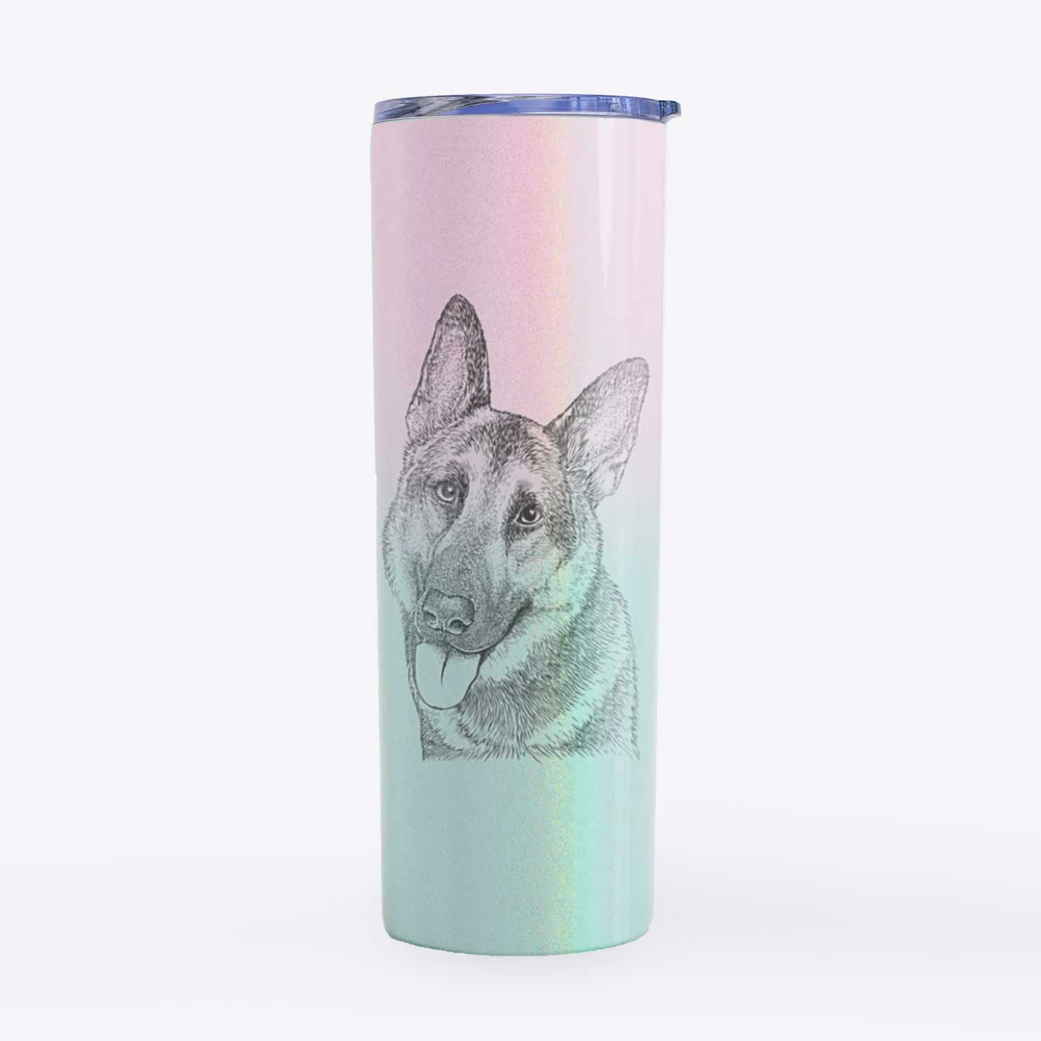 Whitaker the German Shepherd - 20oz Skinny Tumbler