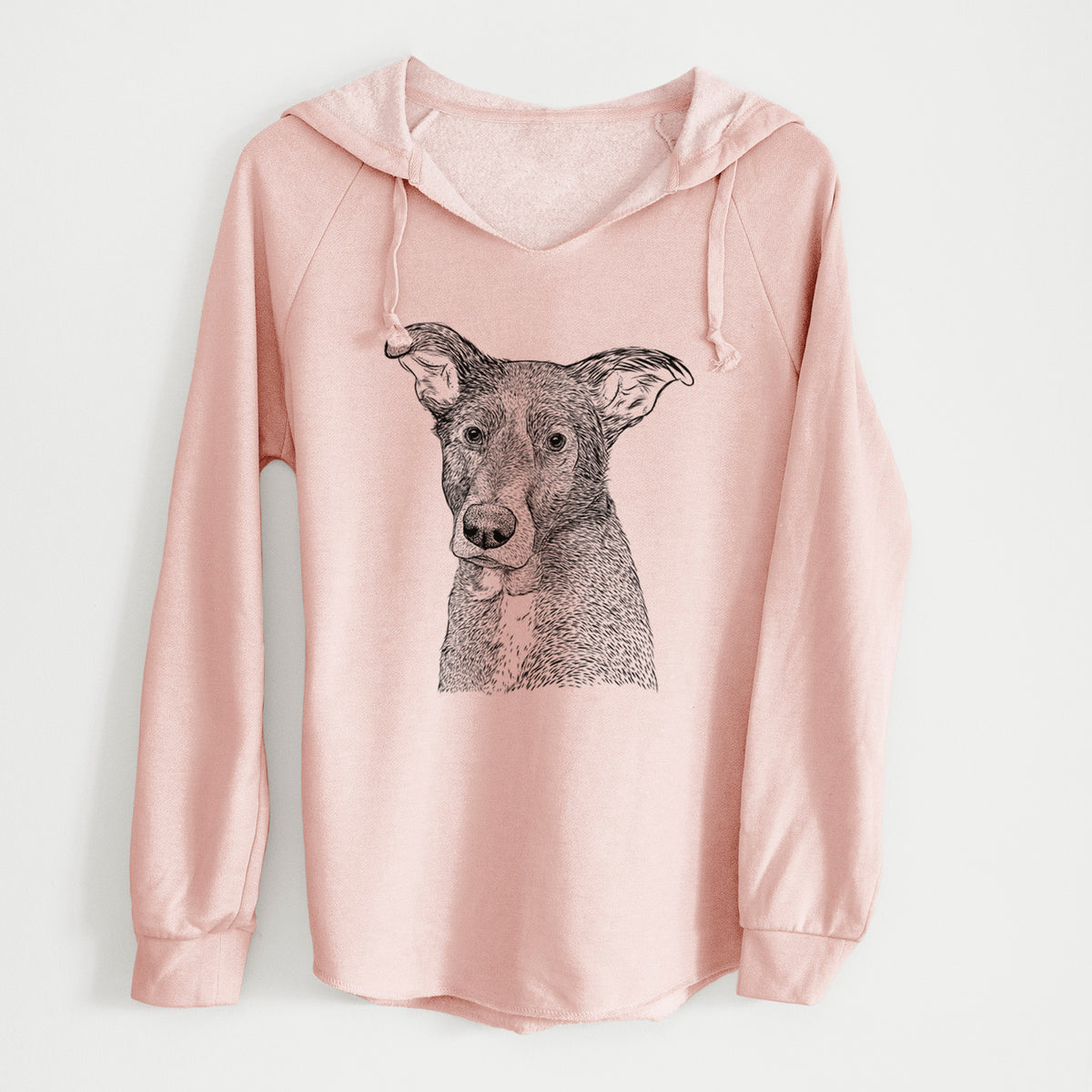 Bare Wilbur the Shepherd Mix - Cali Wave Hooded Sweatshirt